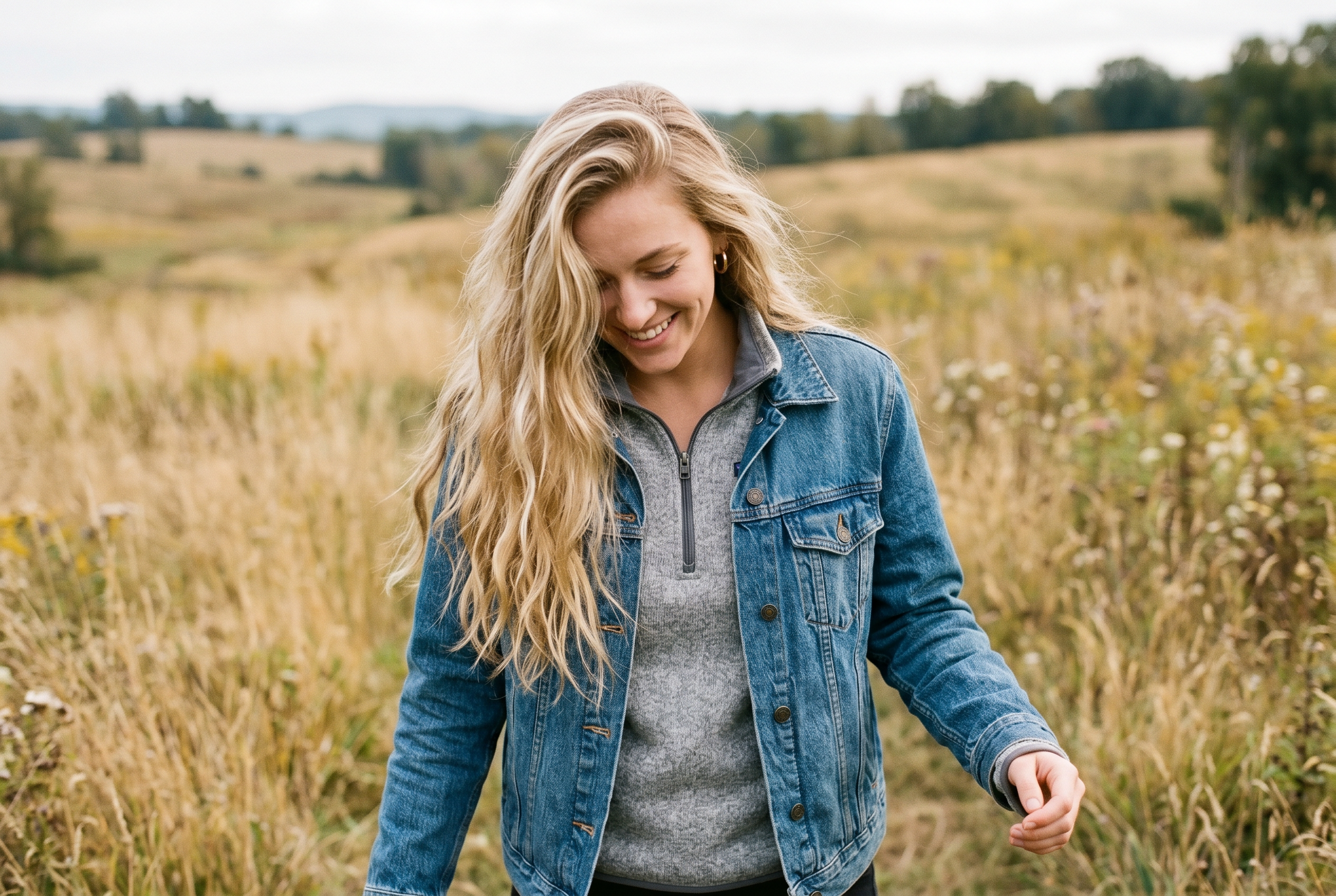 Side Hustle Theads Meadow Stock image 1