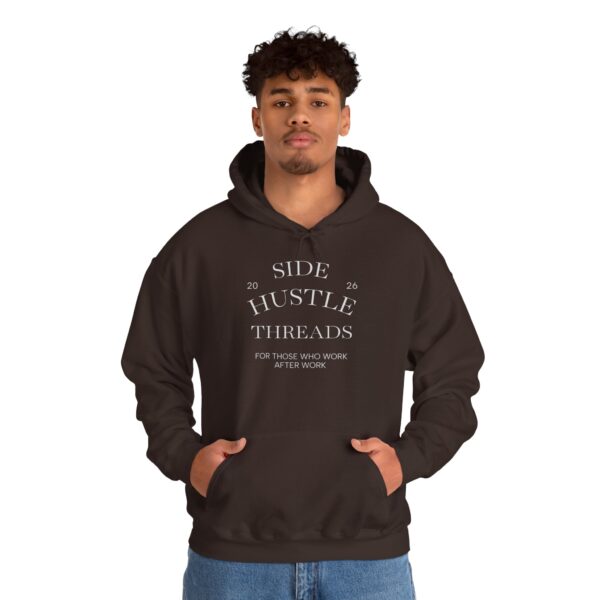 Side Hustle Threads Hoodie - Dark - Image 12