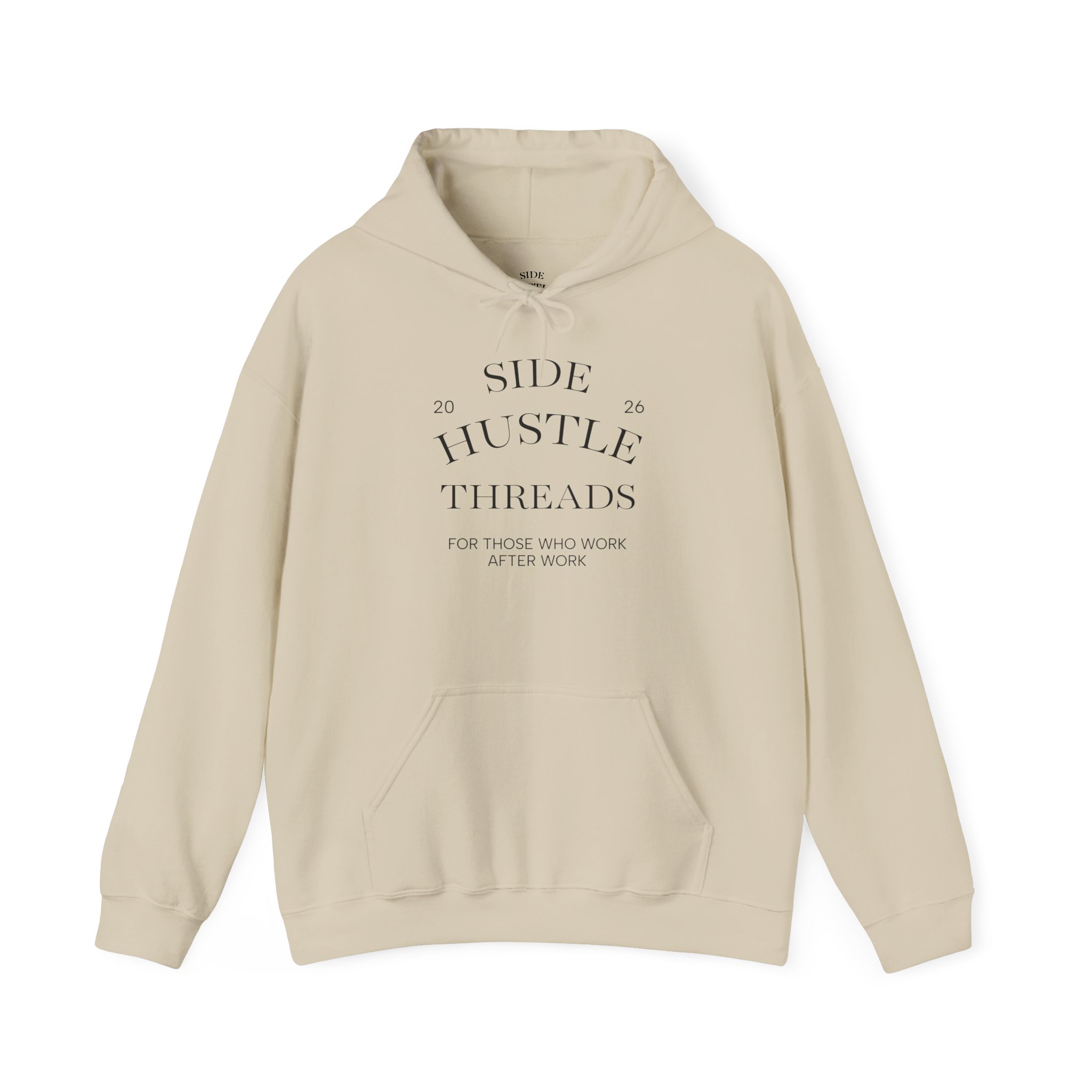Side Hustle Threads Hoodie - Light - Image 9