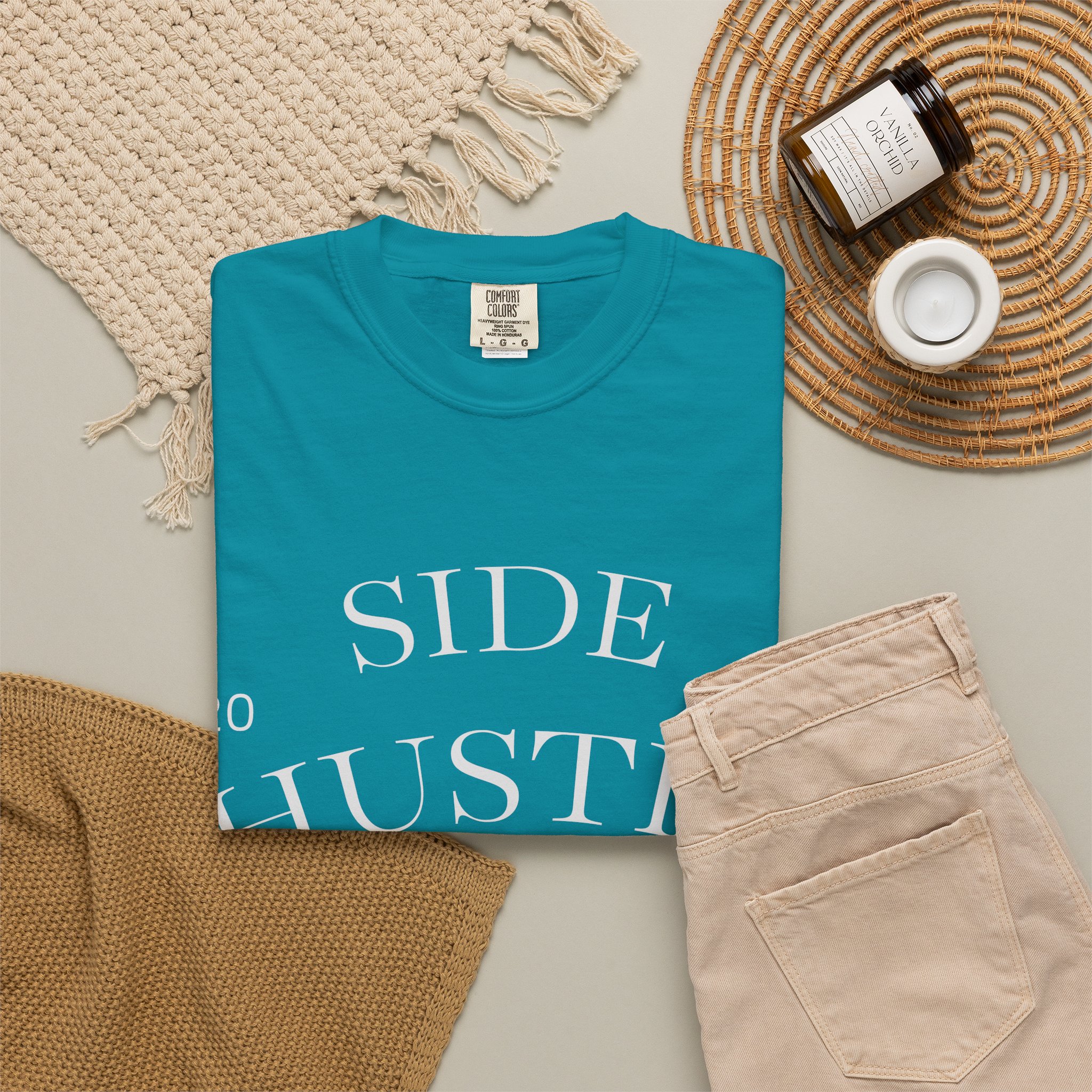 Side Hustle Threads Tee - Dark - Image 25