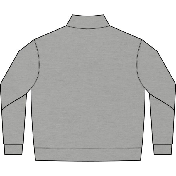 Side Hustle Threads Quarter-Zip Fleece Pullover - Light - Image 2