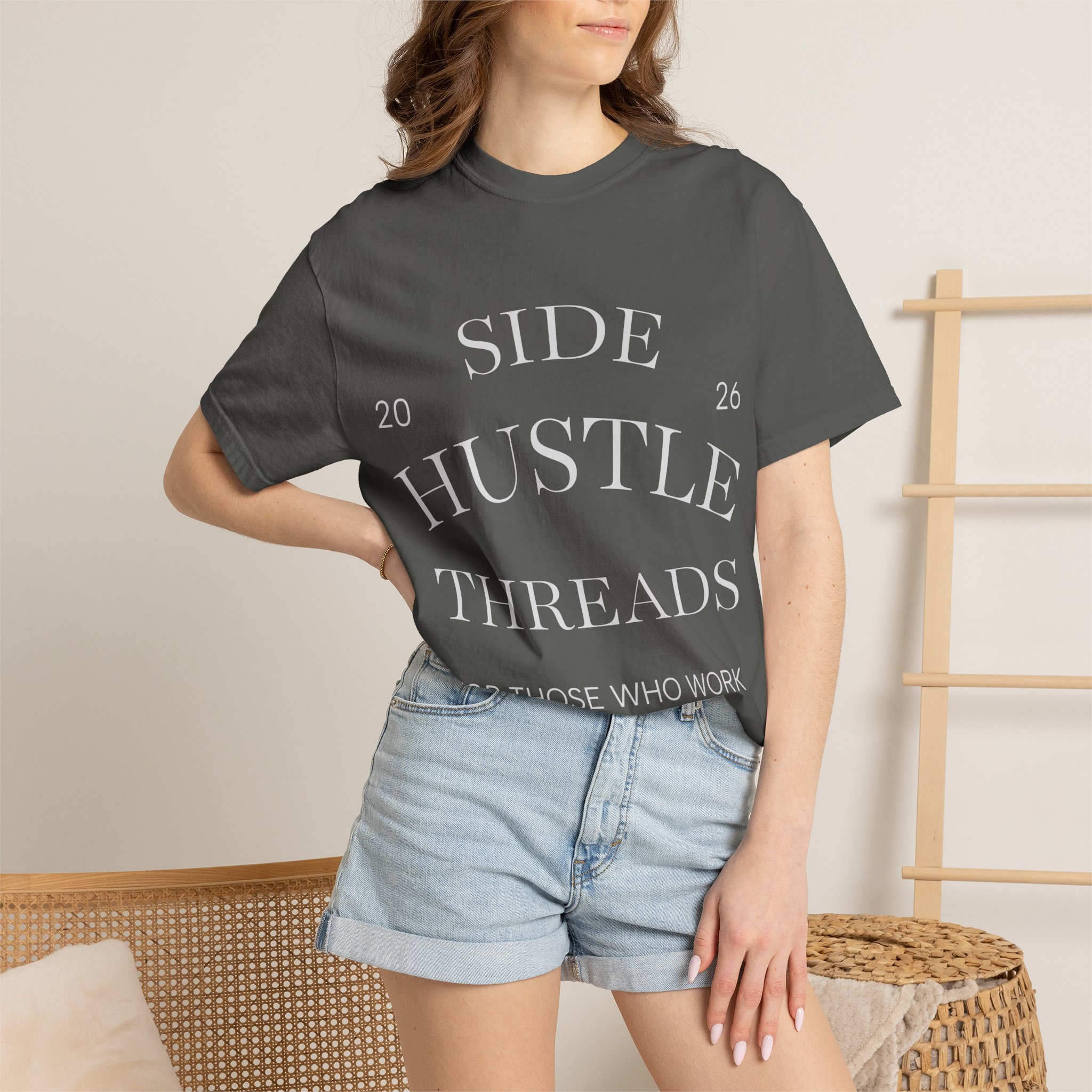 Side Hustle Threads Tee - Dark - Image 9
