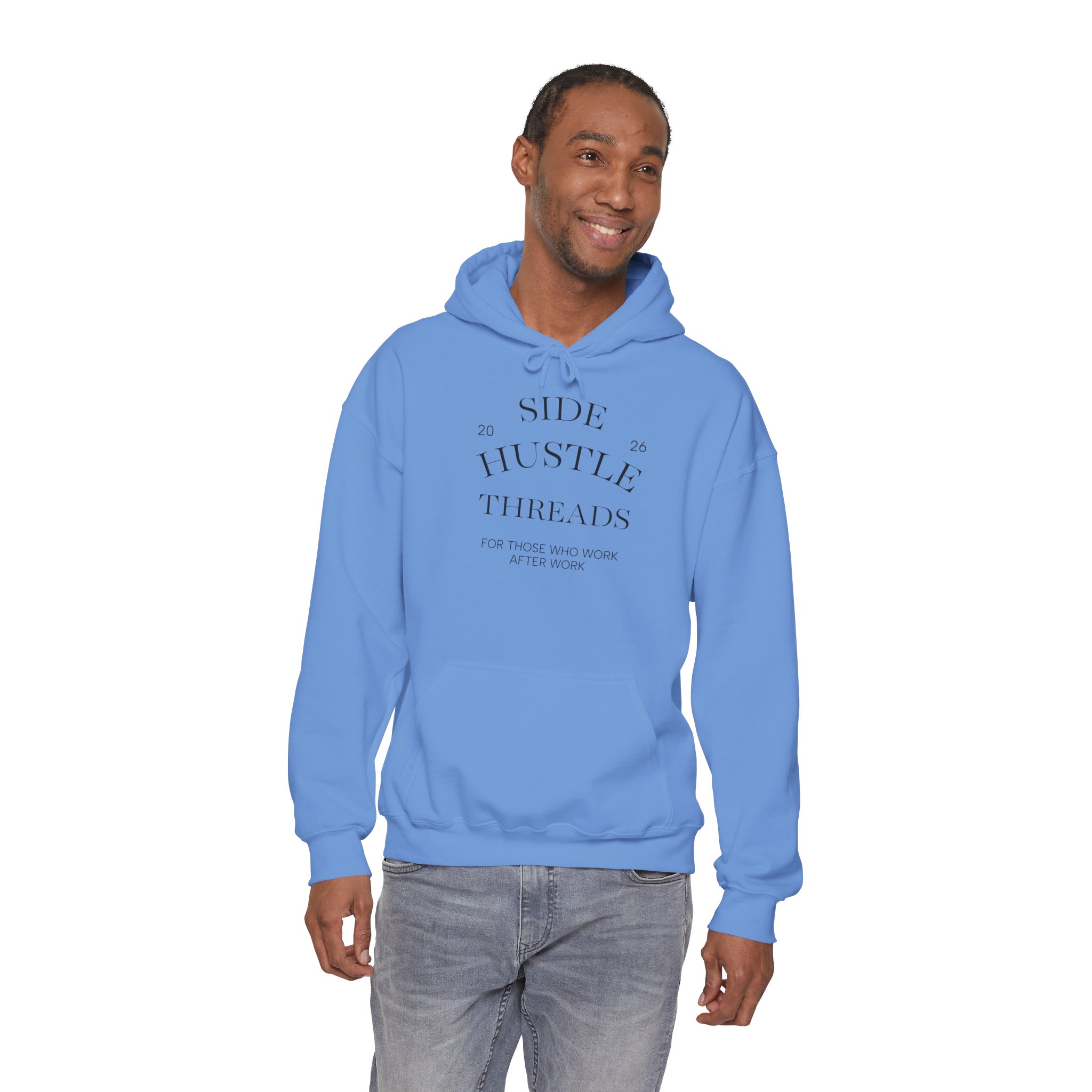 Side Hustle Threads Hoodie - Light - Image 40