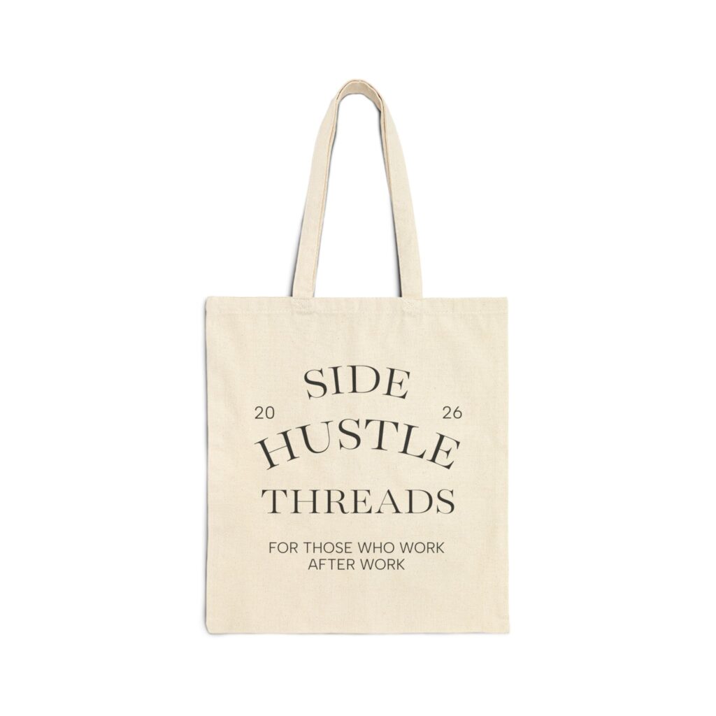 Side Hustle Threads Tote Bag - Light