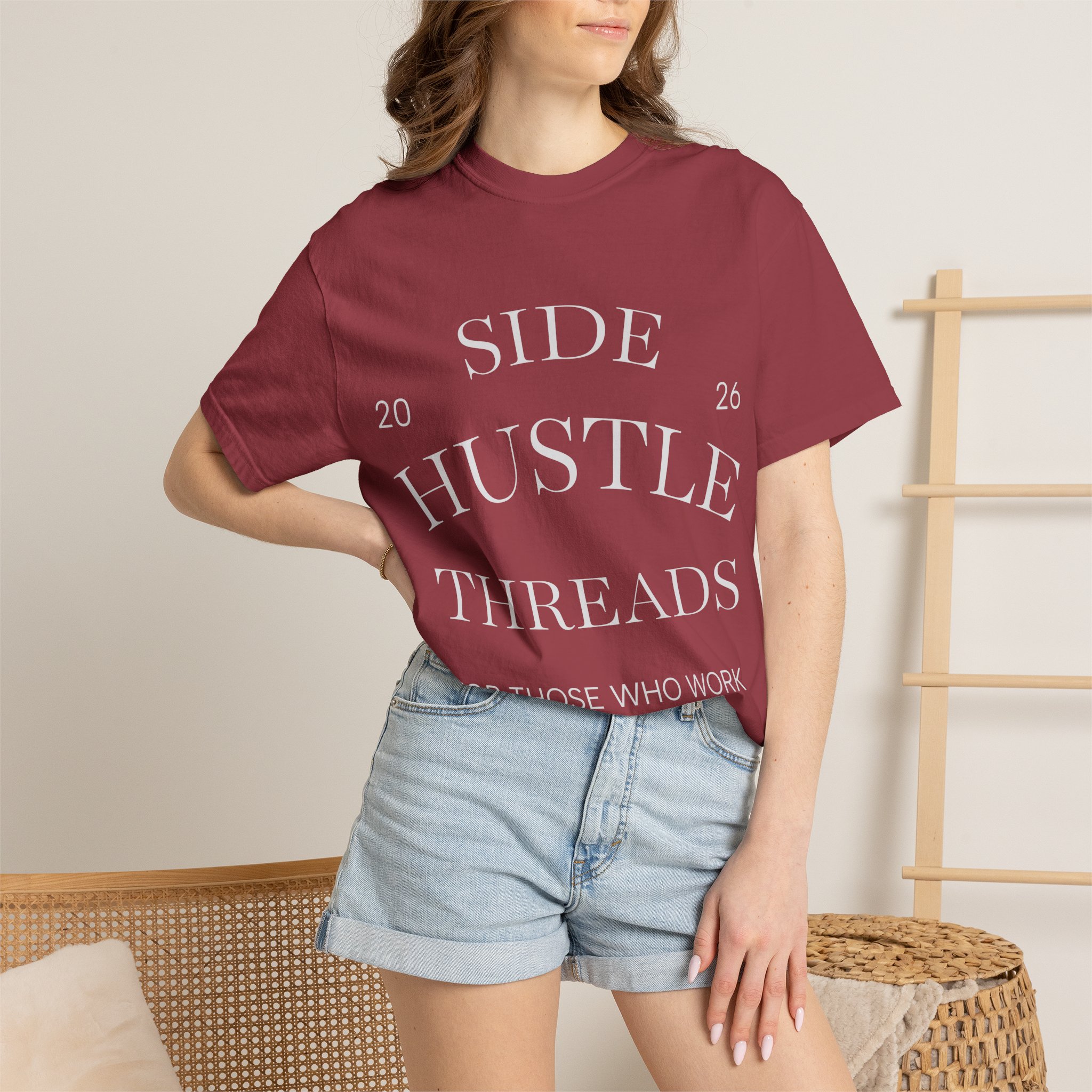 Side Hustle Threads Tee - Dark - Image 64