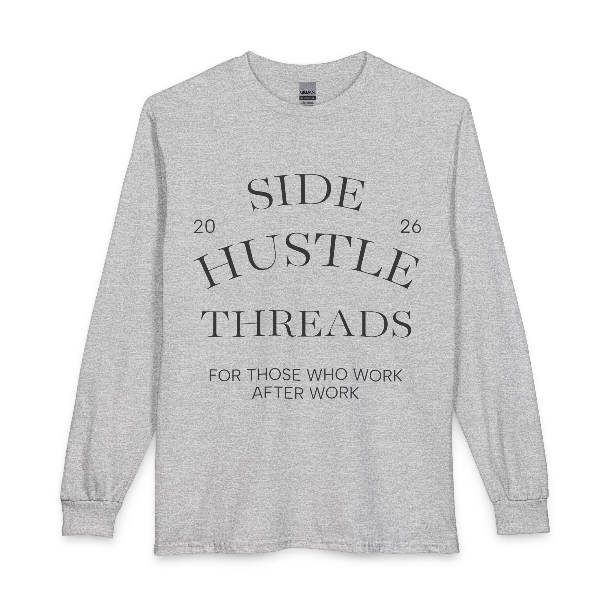 Side Hustle Threads Long Sleeve - Light - Image 4