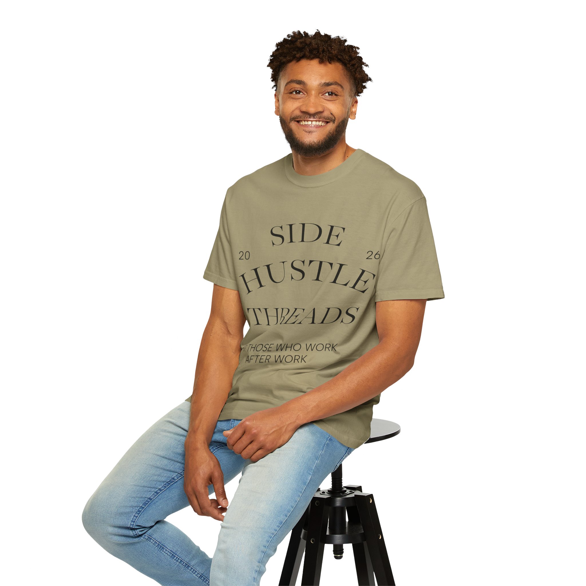 Side Hustle Threads Tee - Light - Image 19