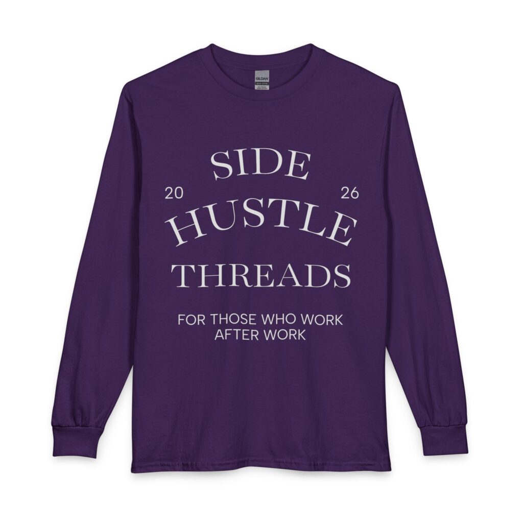 Side Hustle Threads Long Sleeve - Dark
