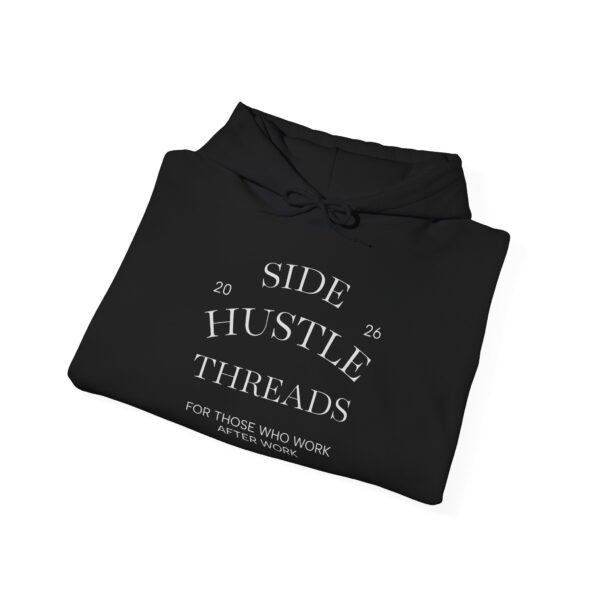 Side Hustle Threads Hoodie - Dark - Image 3
