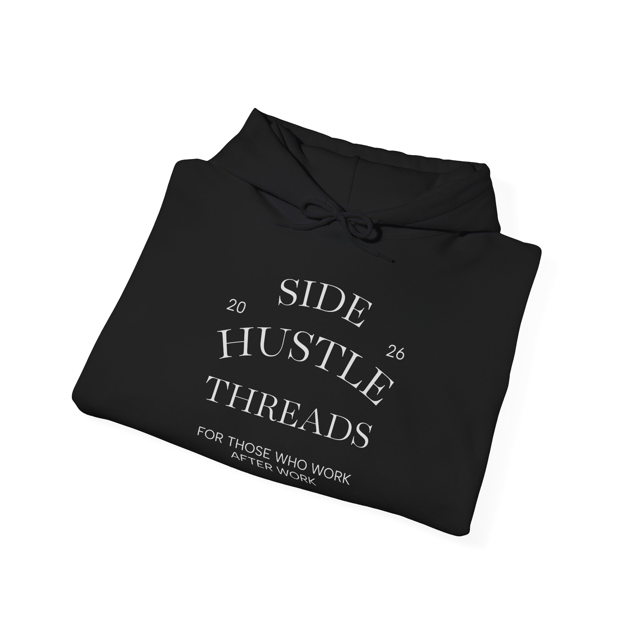 Side Hustle Threads Hoodie - Dark - Image 3