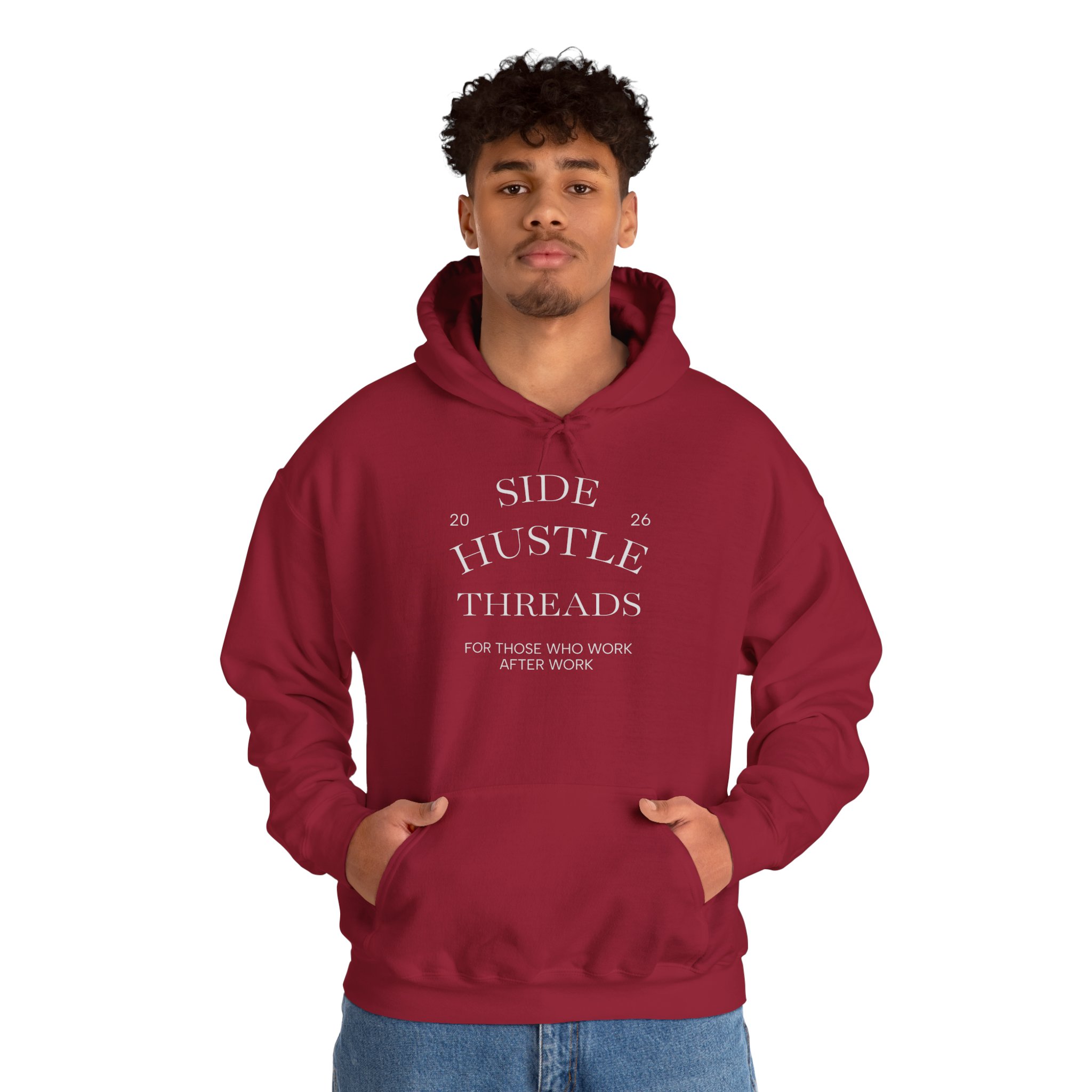 Side Hustle Threads Hoodie - Dark - Image 48
