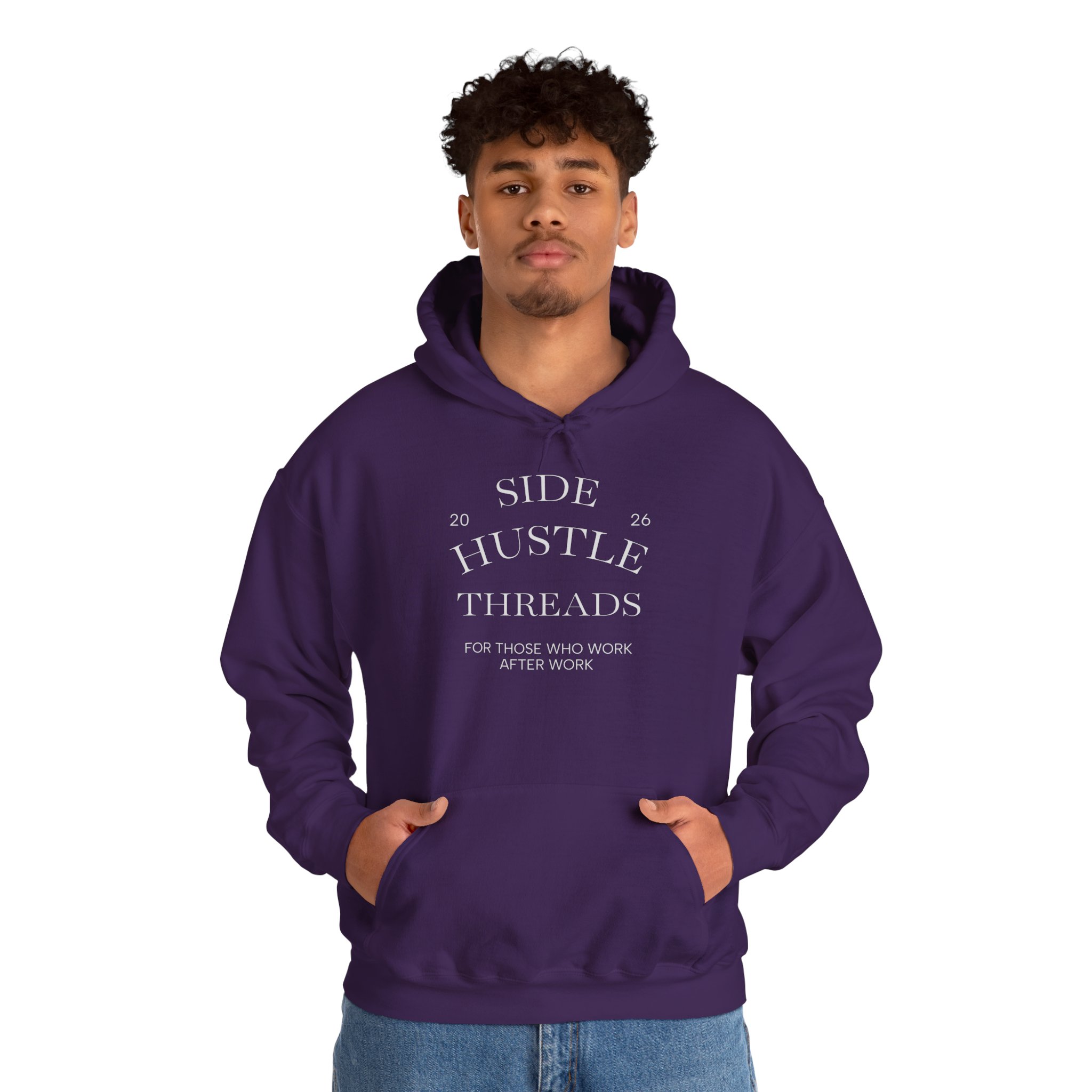 Side Hustle Threads Hoodie - Dark - Image 52