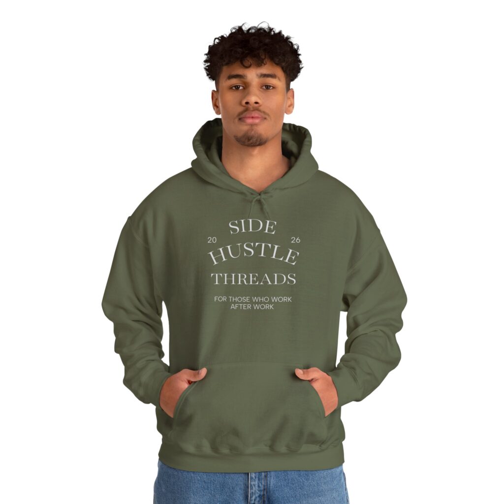 Side Hustle Threads Hoodie - Dark