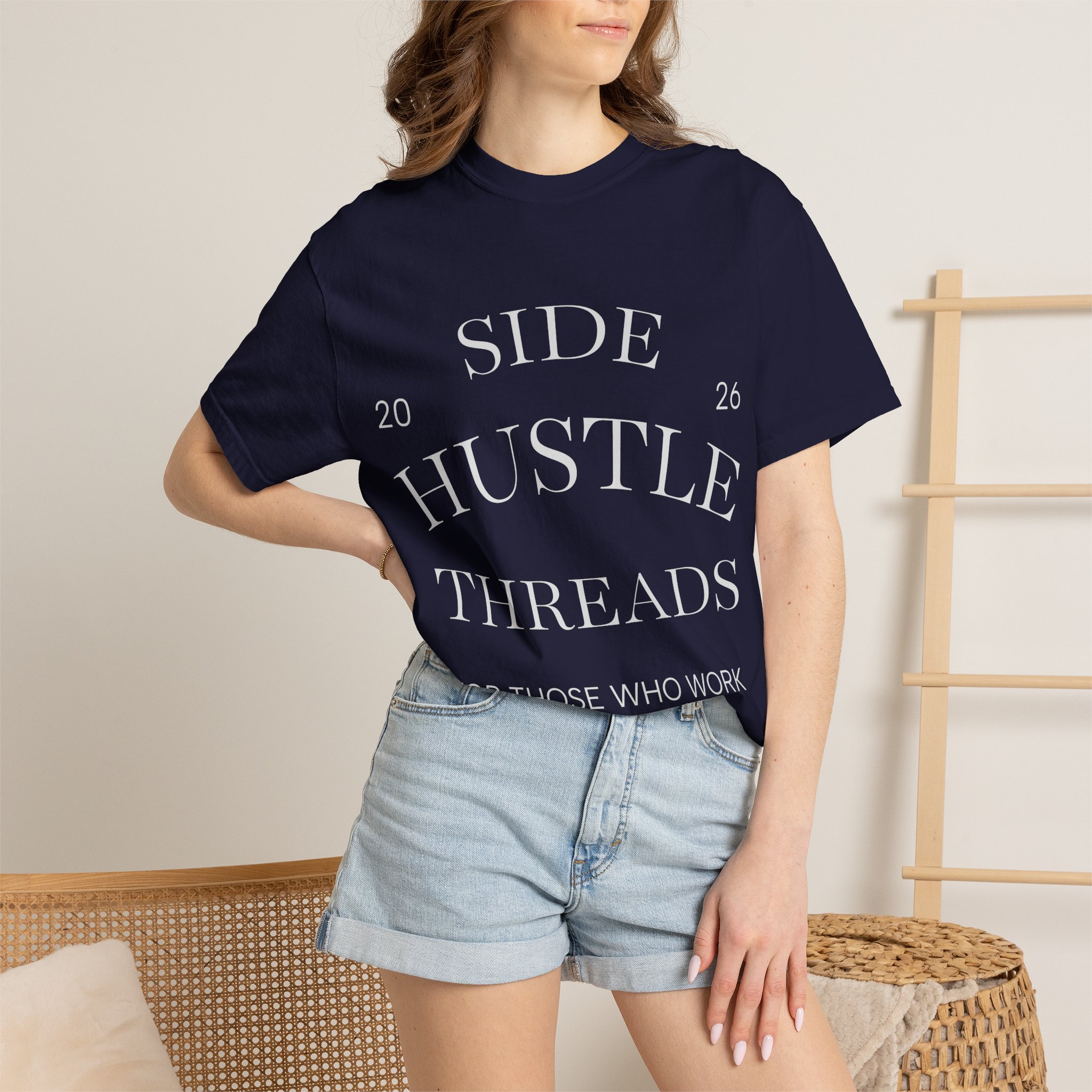 Side Hustle Threads Tee - Dark - Image 39