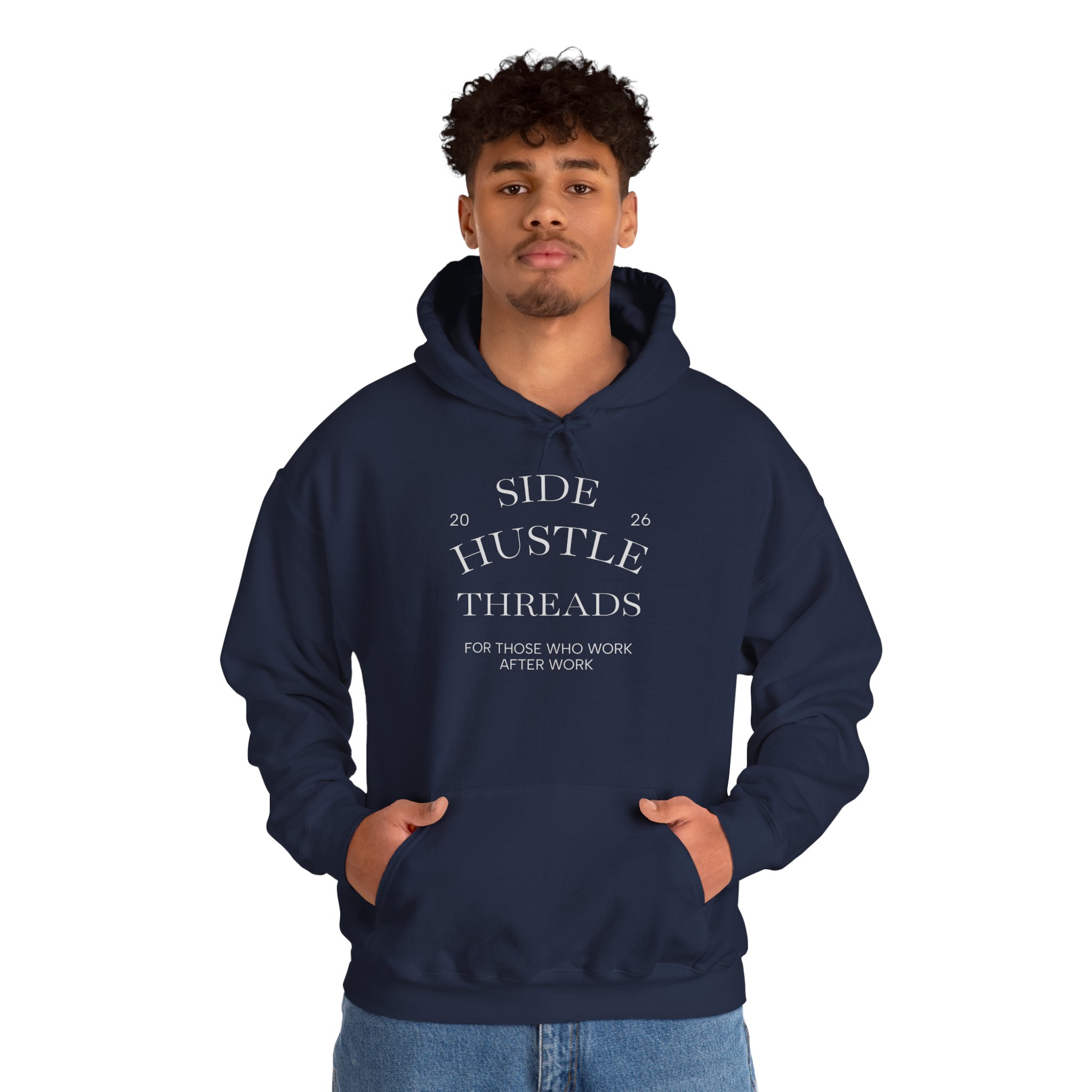 Side Hustle Threads Hoodie - Dark - Image 36
