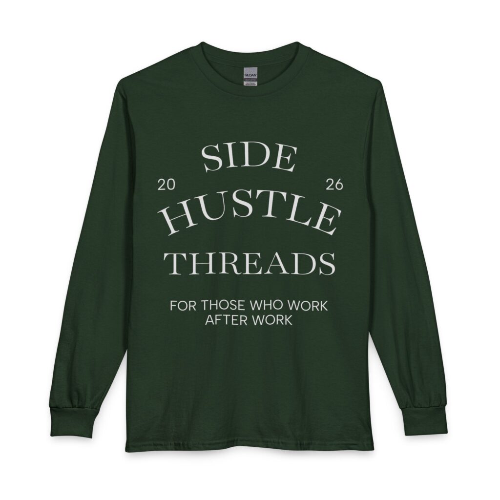 Side Hustle Threads Long Sleeve - Dark