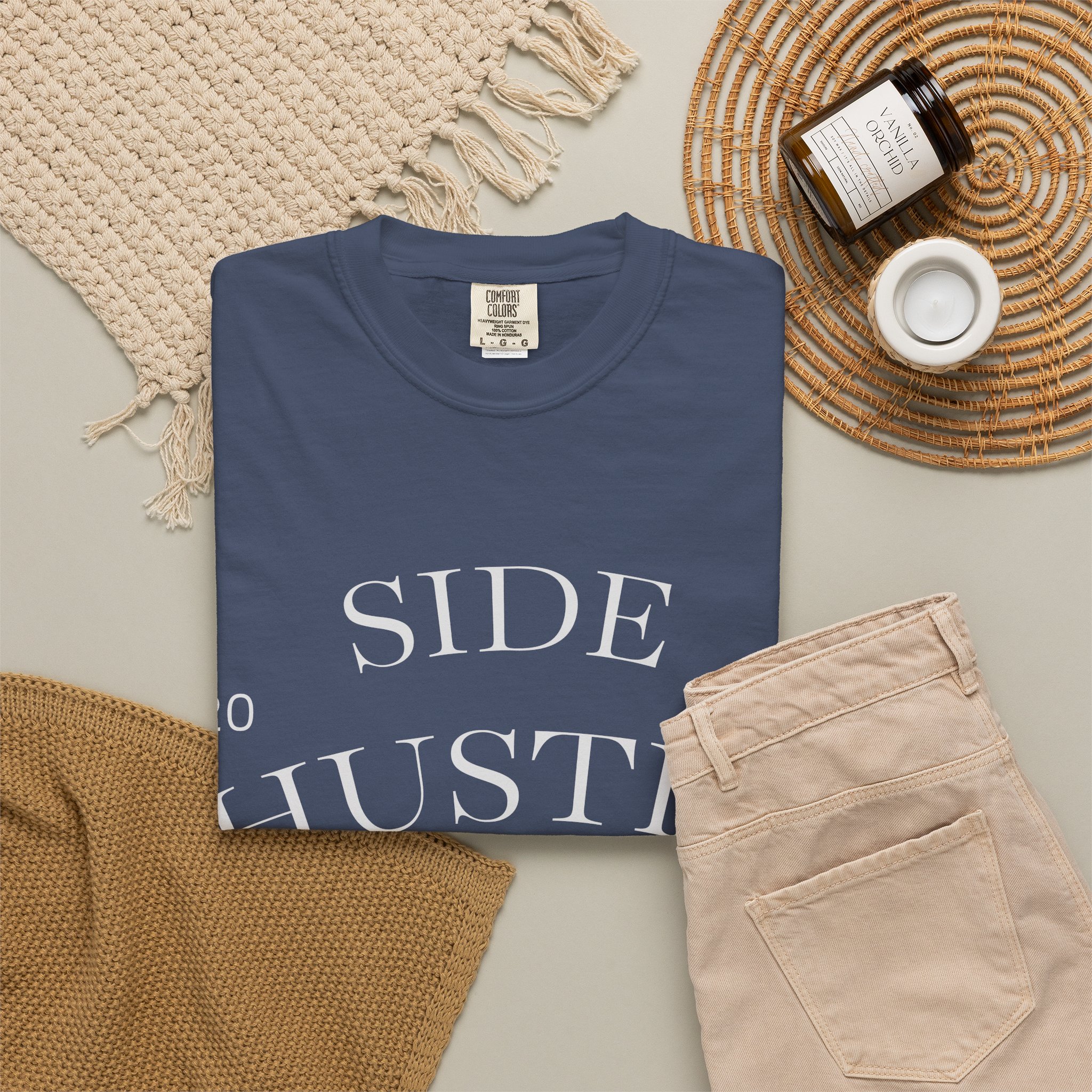 Side Hustle Threads Tee - Dark - Image 35