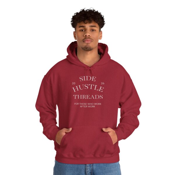 Side Hustle Threads Hoodie - Dark - Image 40