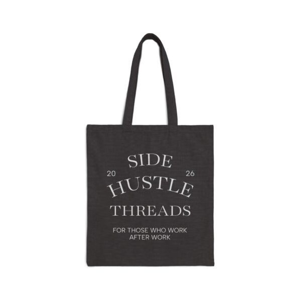 Side Hustle Threads Tote Bag - Dark - Image 1
