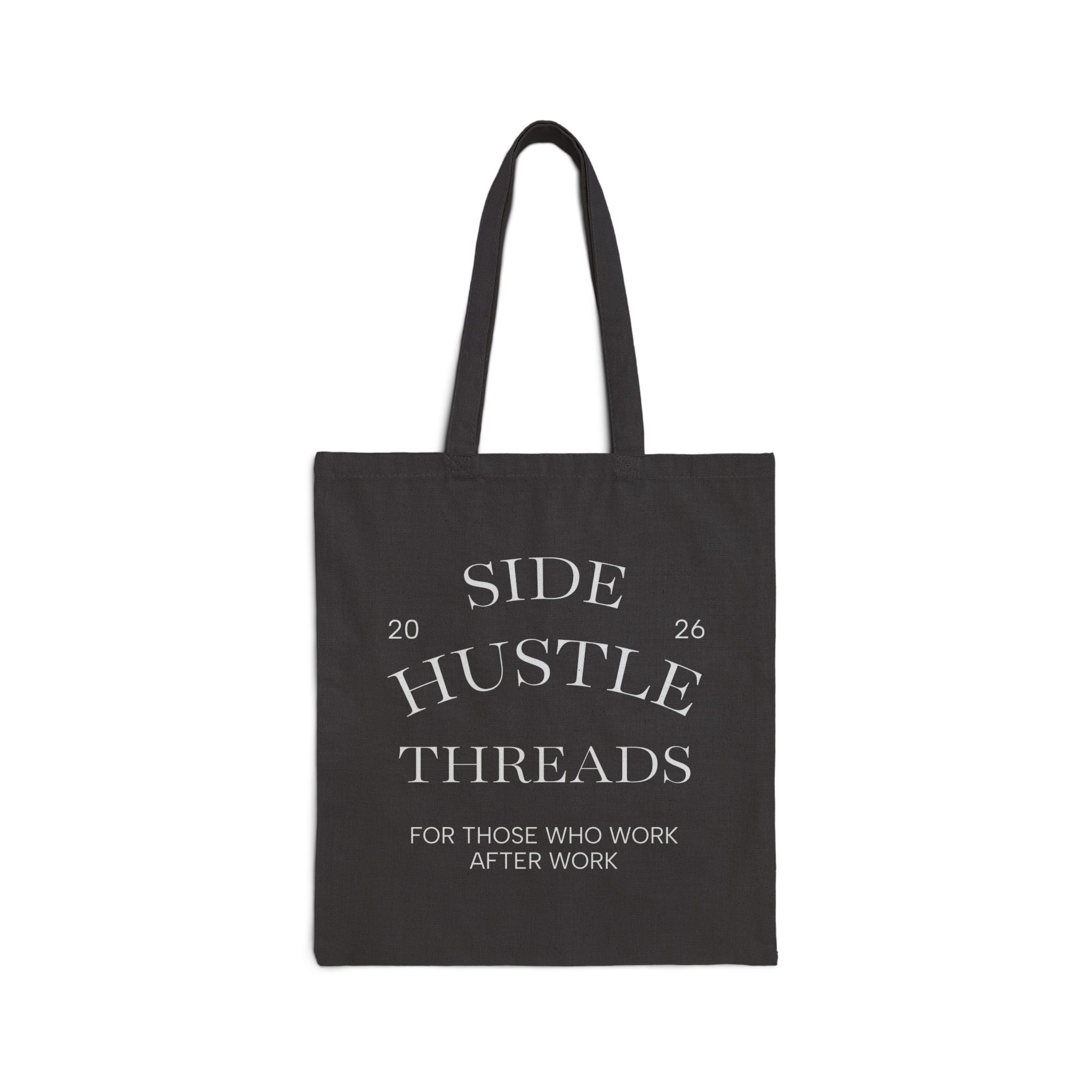 Side Hustle Threads Tote Bag - Dark - Image 1
