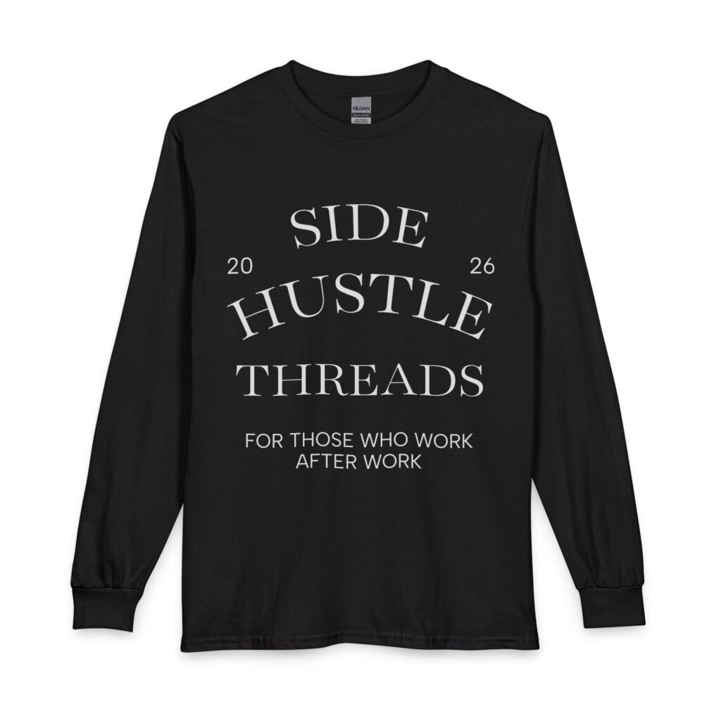 Side Hustle Threads Long Sleeve - Dark