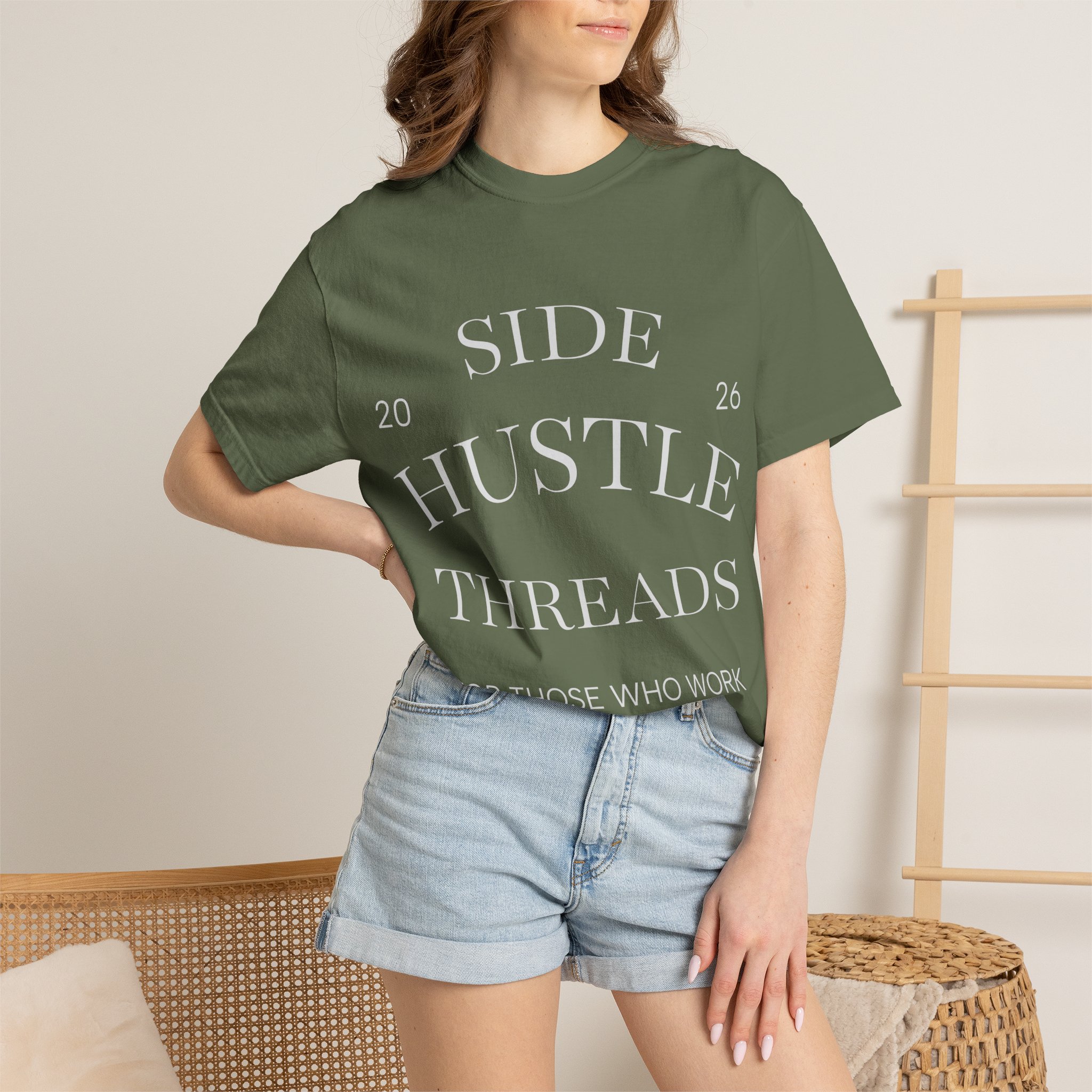 Side Hustle Threads Tee - Dark - Image 14