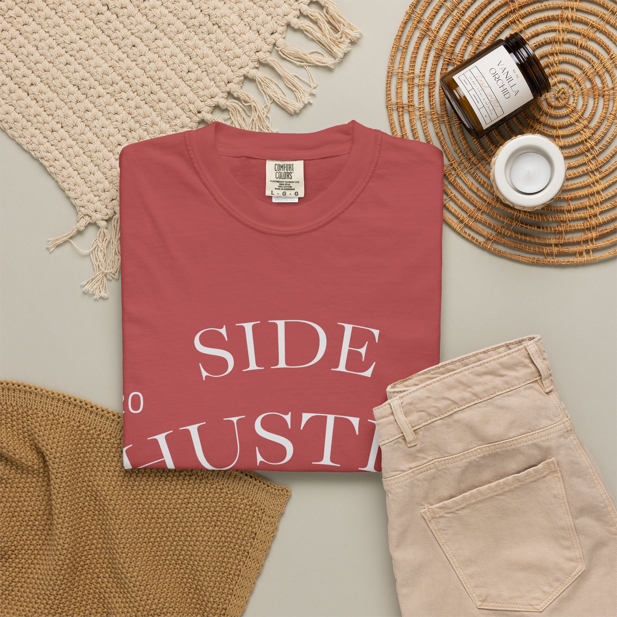 Side Hustle Threads Tee - Dark - Image 70