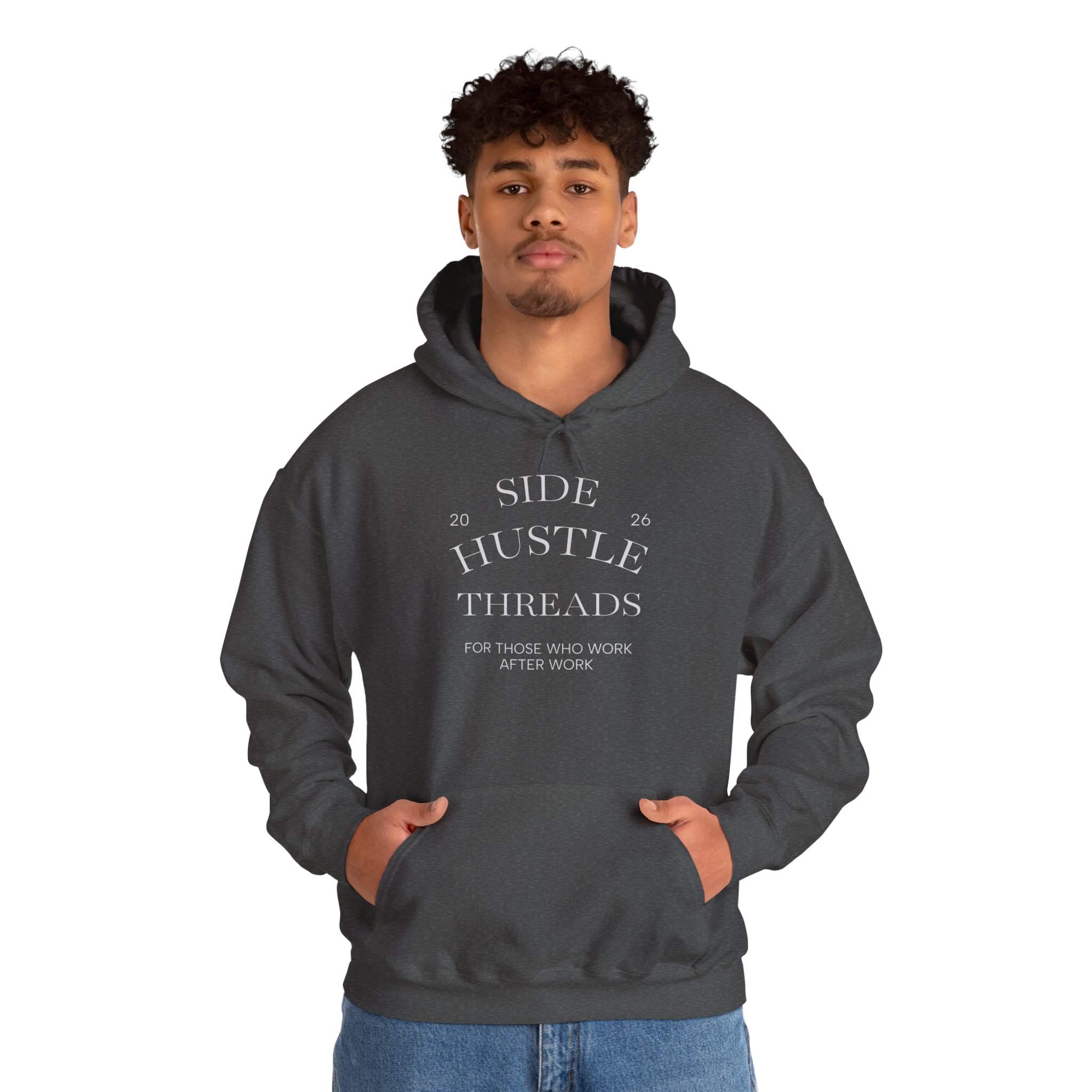 Side Hustle Threads Hoodie - Dark - Image 24