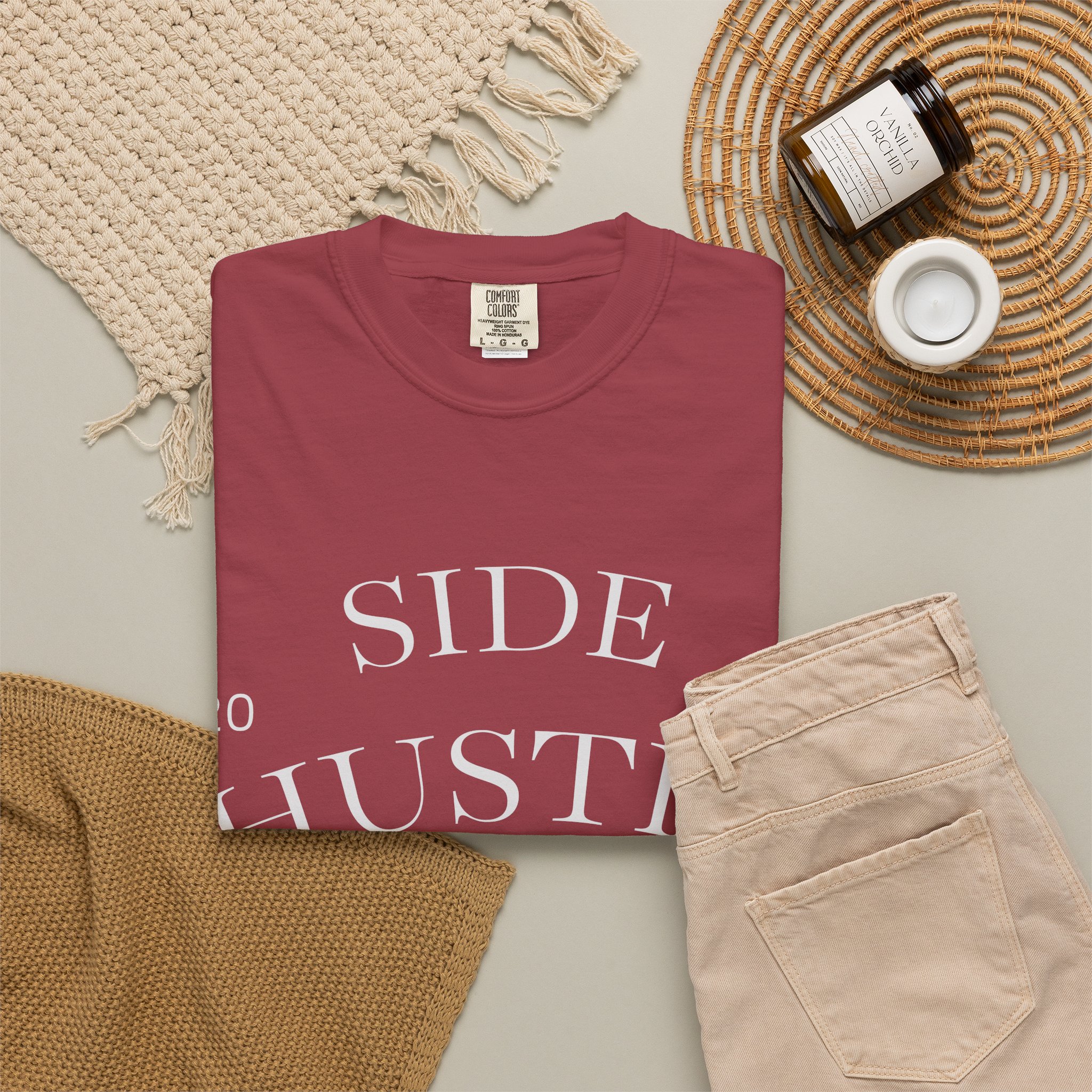 Side Hustle Threads Tee - Dark - Image 65