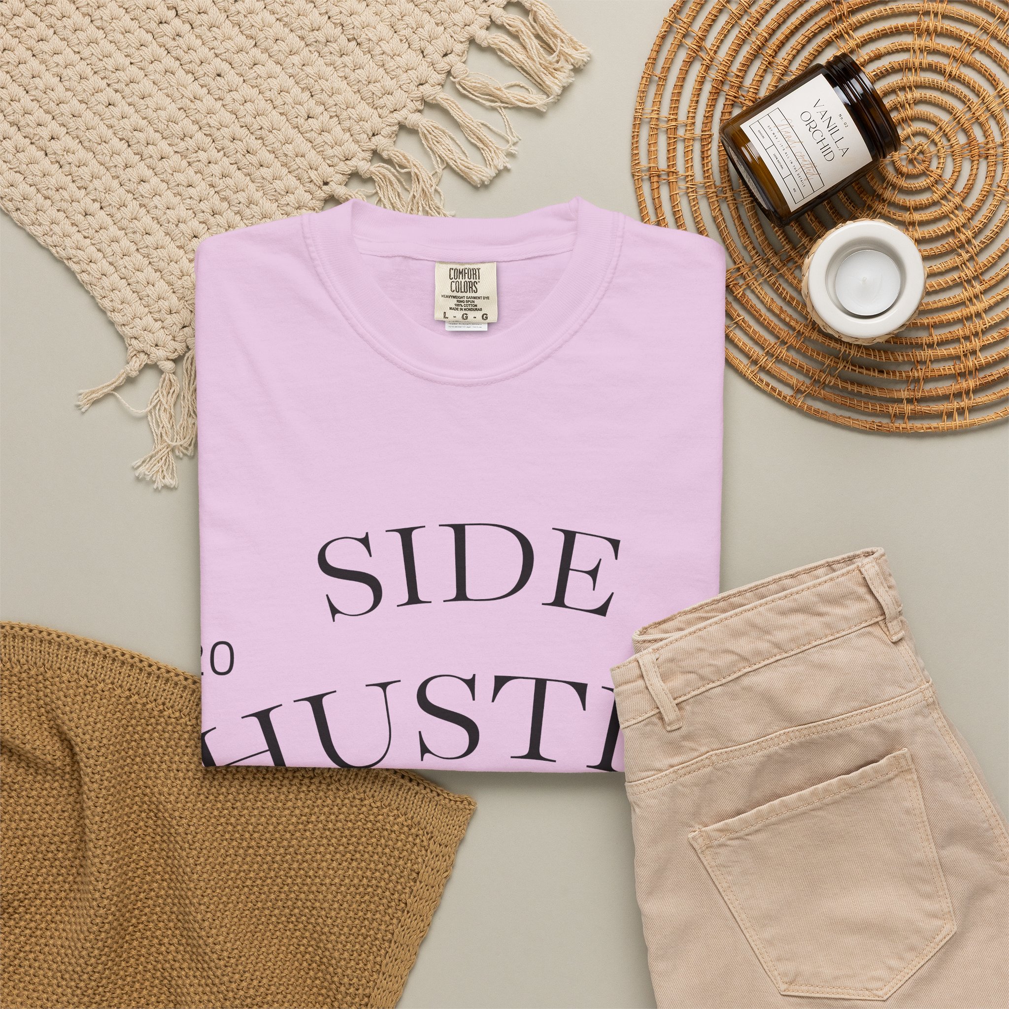 Side Hustle Threads Tee - Light - Image 76