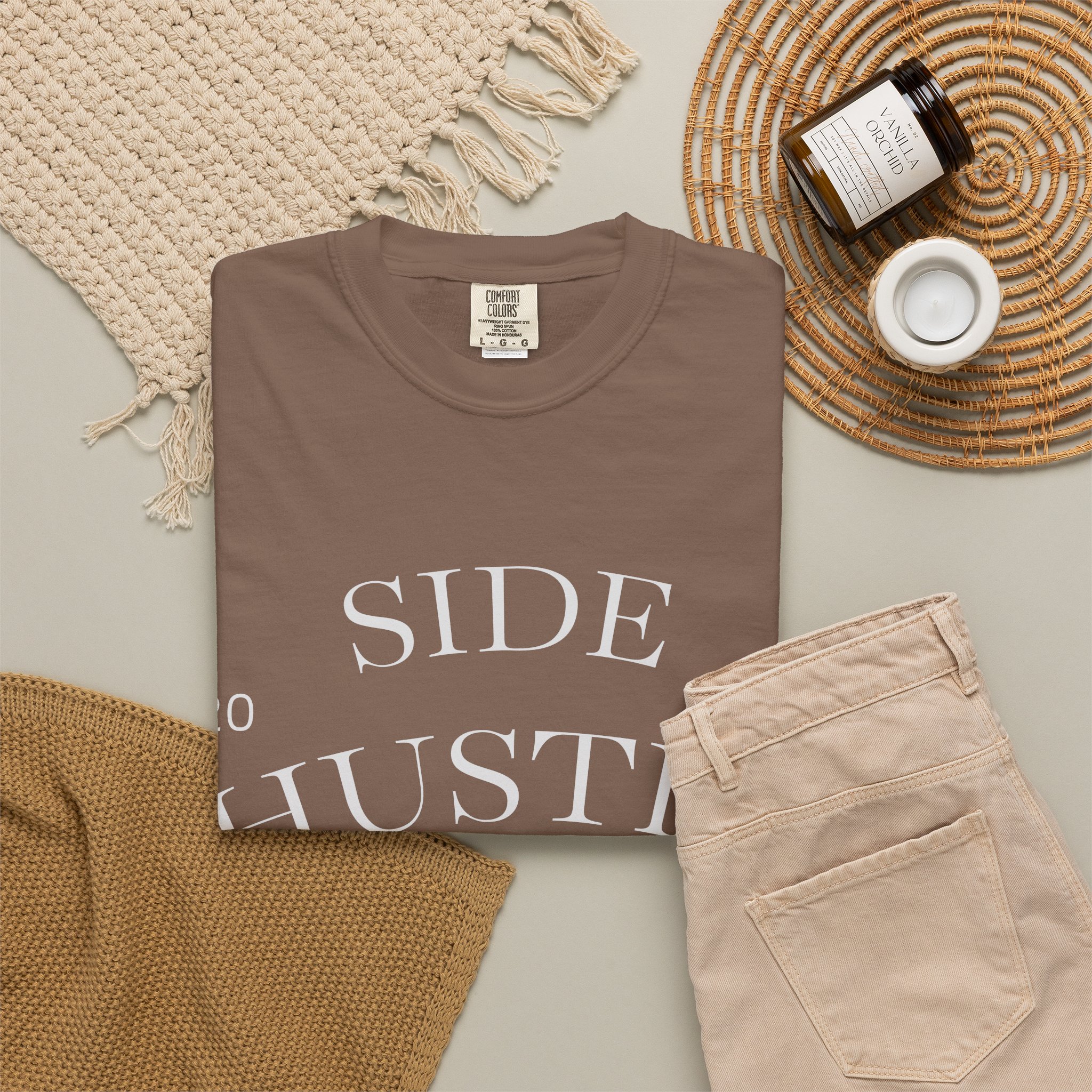 Side Hustle Threads Tee - Dark - Image 5