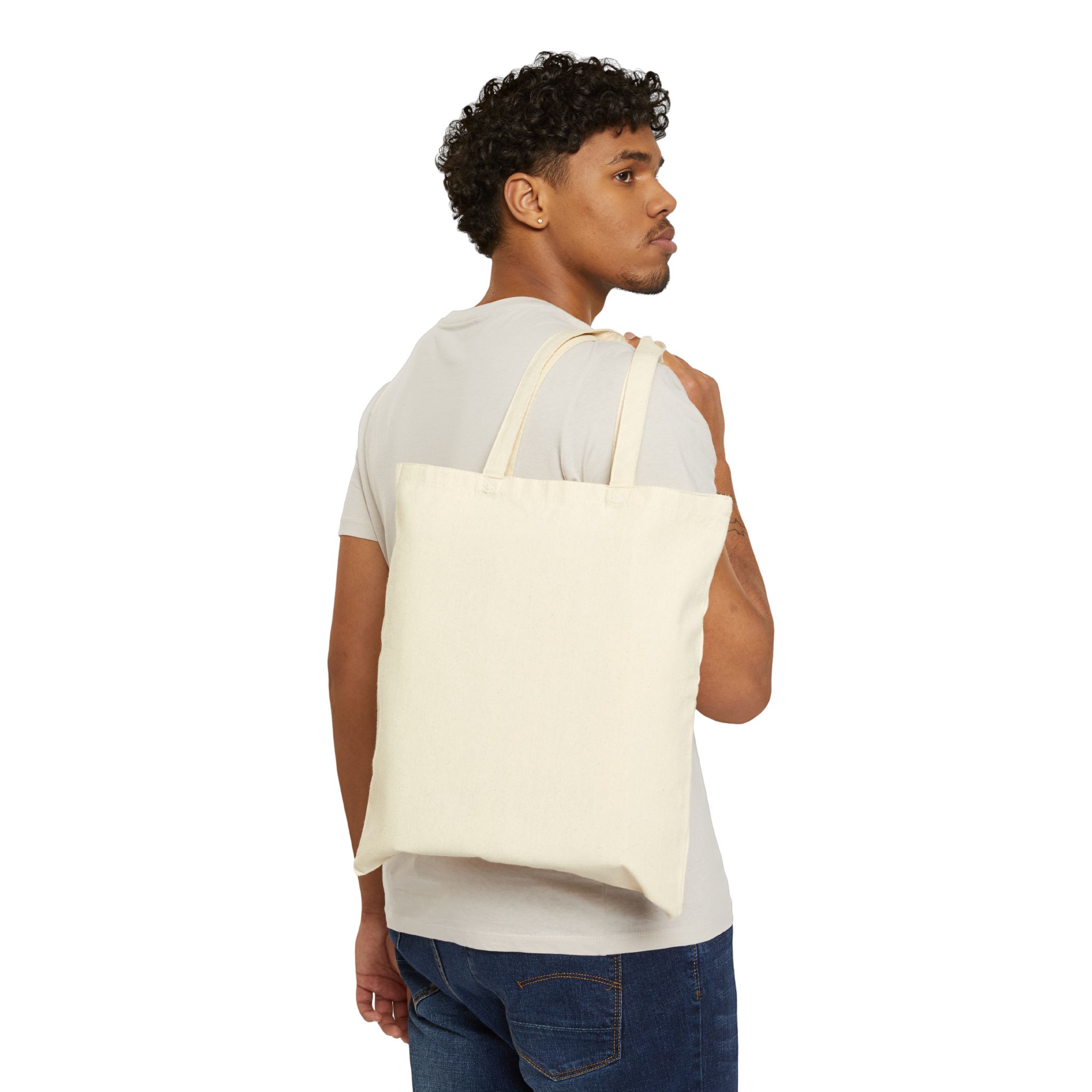 Side Hustle Threads Tote Bag - Light - Image 4