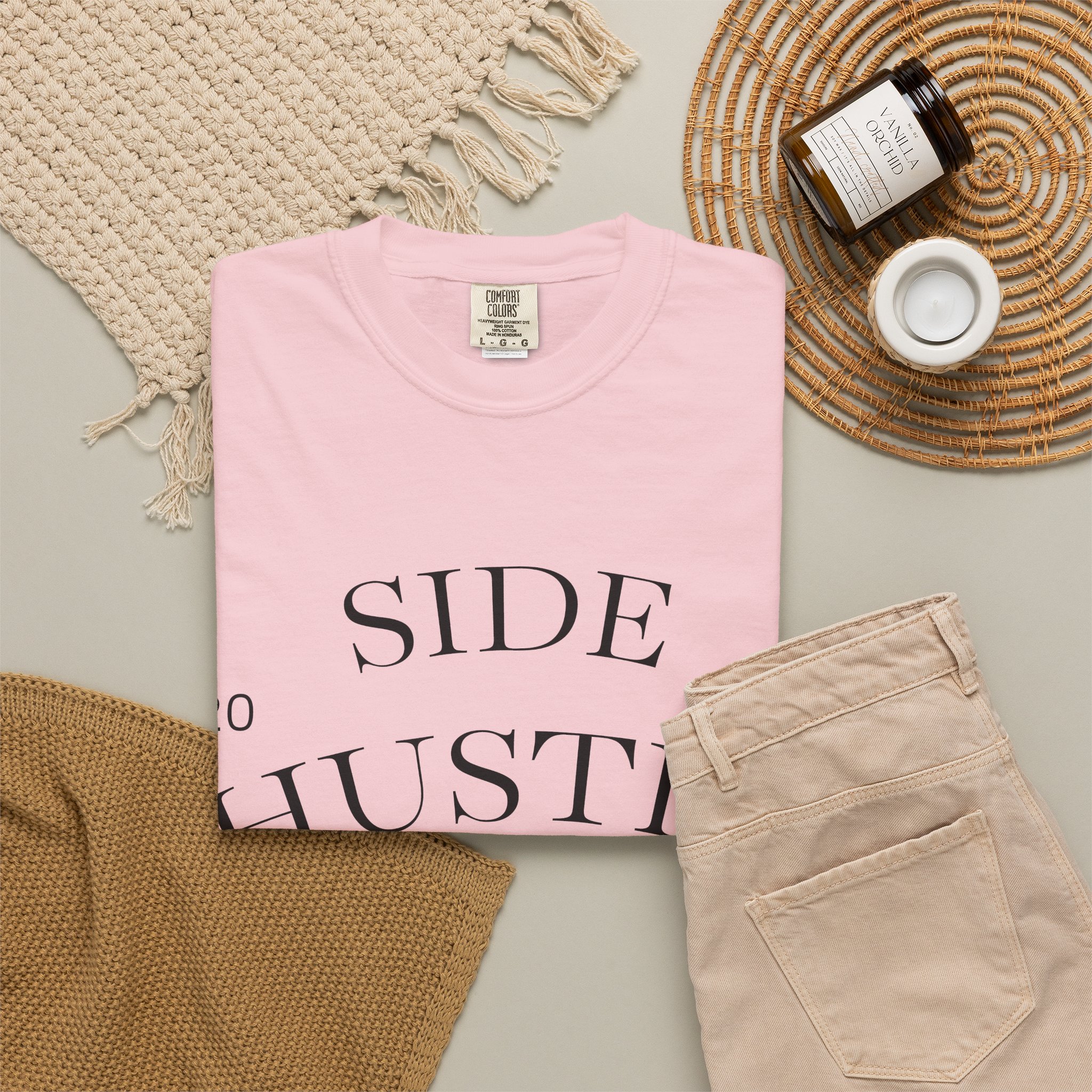 Side Hustle Threads Tee - Light - Image 70