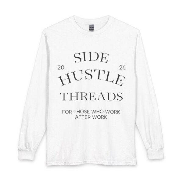 Side Hustle Threads Long Sleeve - Light - Image 1