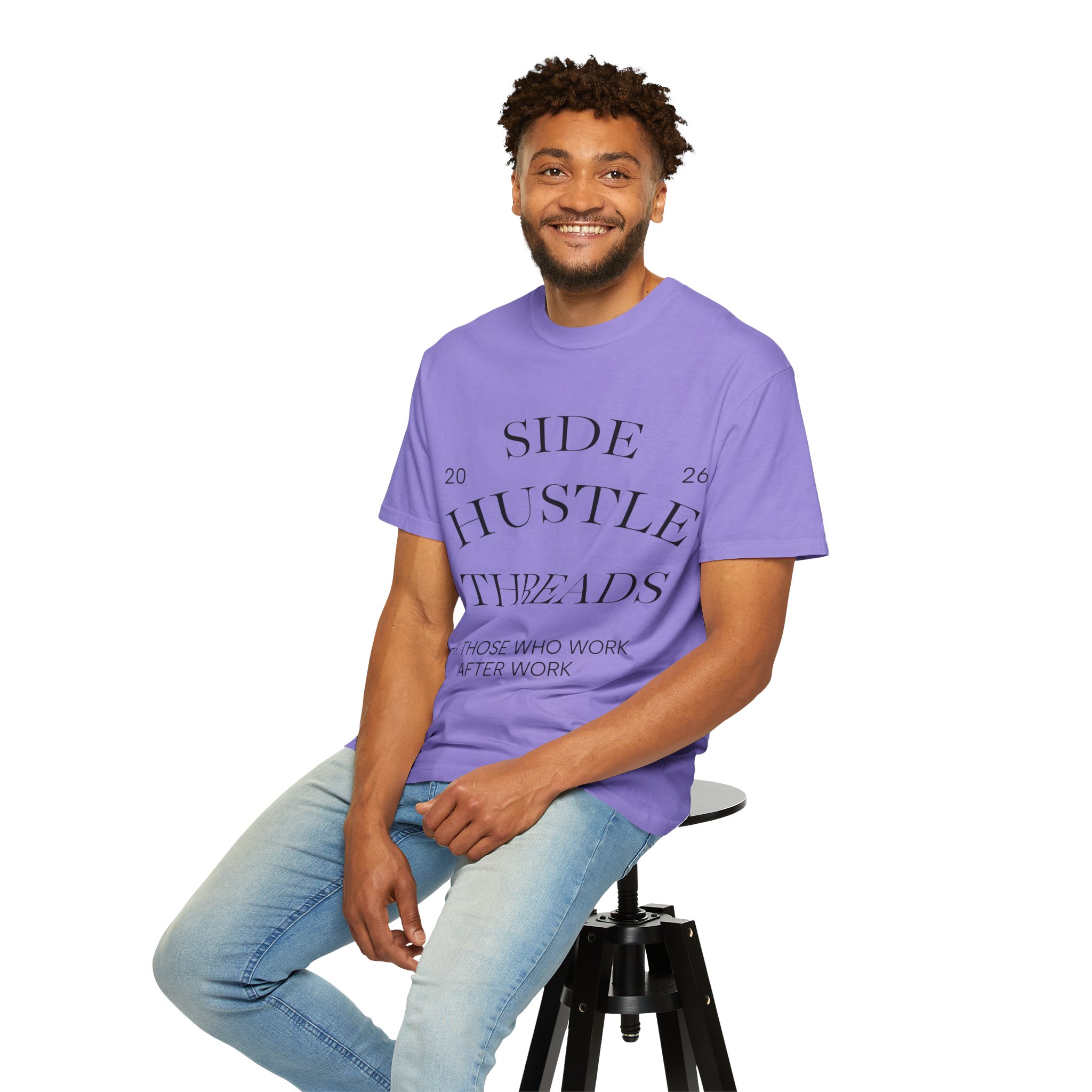Side Hustle Threads Tee - Light - Image 64