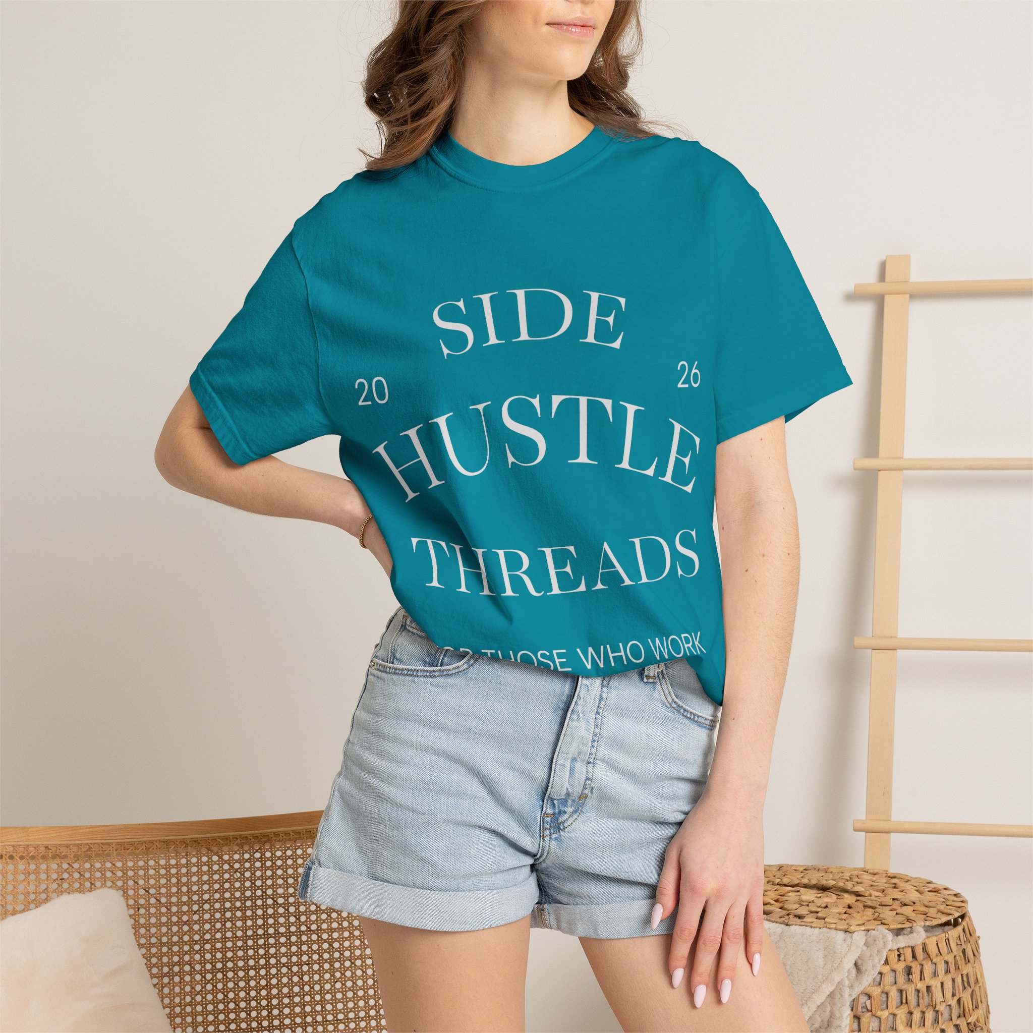 Side Hustle Threads Tee - Dark - Image 24