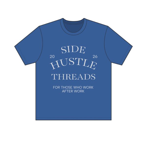 Side Hustle Threads Crew Tee – Dark - Image 9