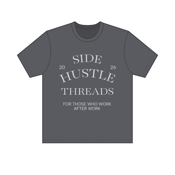 Side Hustle Threads Crew Tee – Dark - Image 11