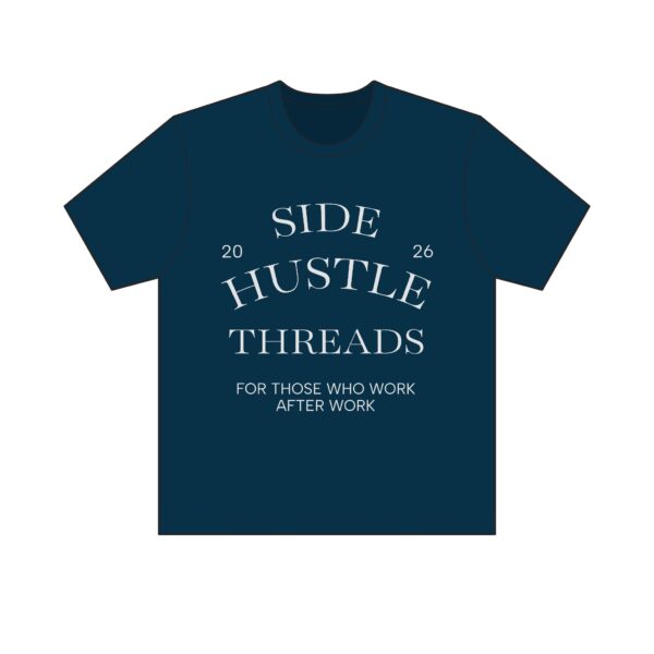 Side Hustle Threads Crew Tee – Dark - Image 15