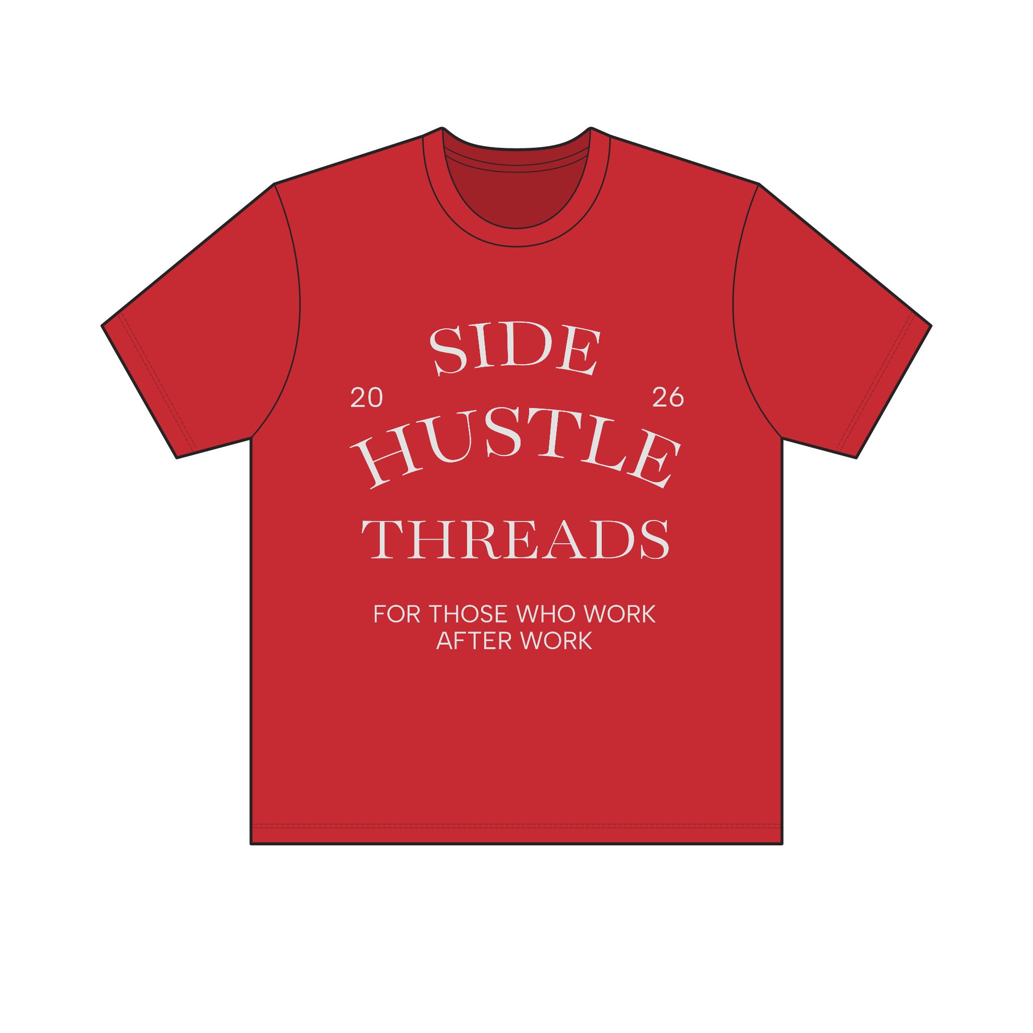 Side Hustle Threads Crew Tee – Dark - Image 17