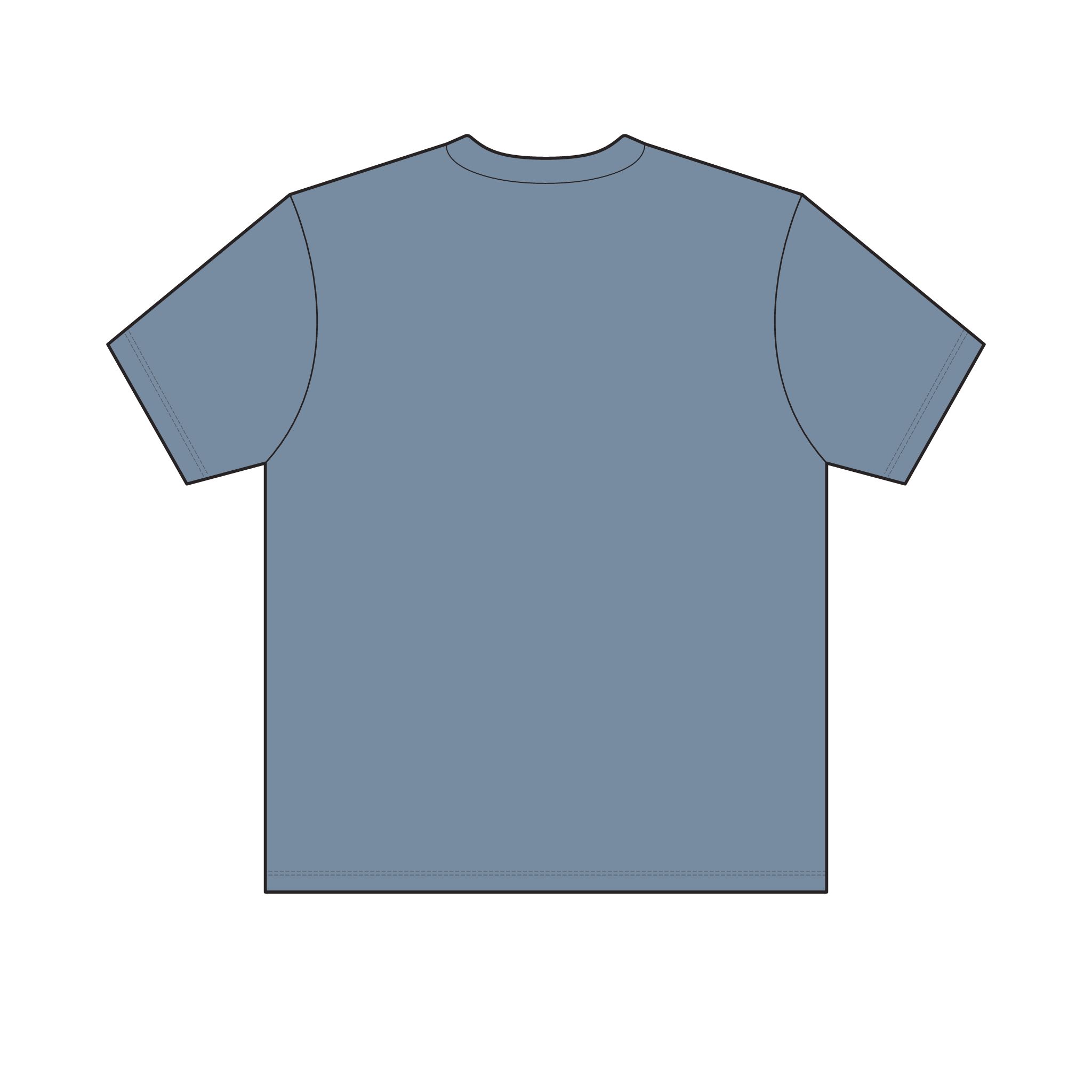 Side Hustle Threads Classic Crew Tee - Dark - Image 14