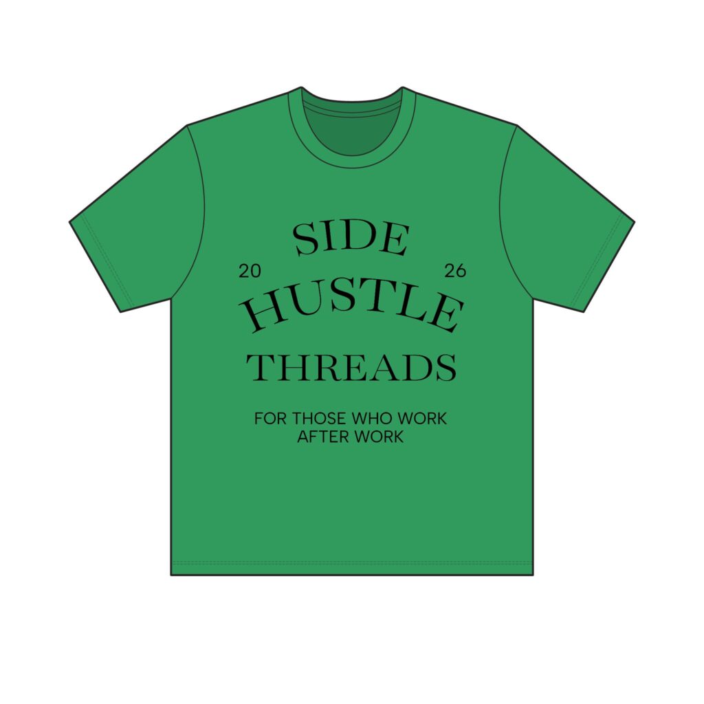 Side Hustle Threads Crew Tee – Light