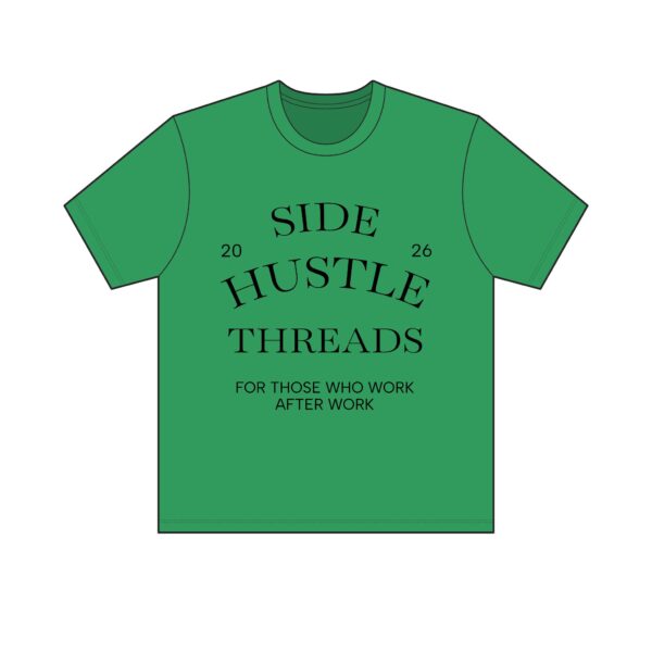 Side Hustle Threads Crew Tee – Light - Image 13