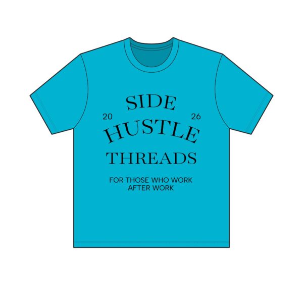 Side Hustle Threads Crew Tee – Light - Image 17