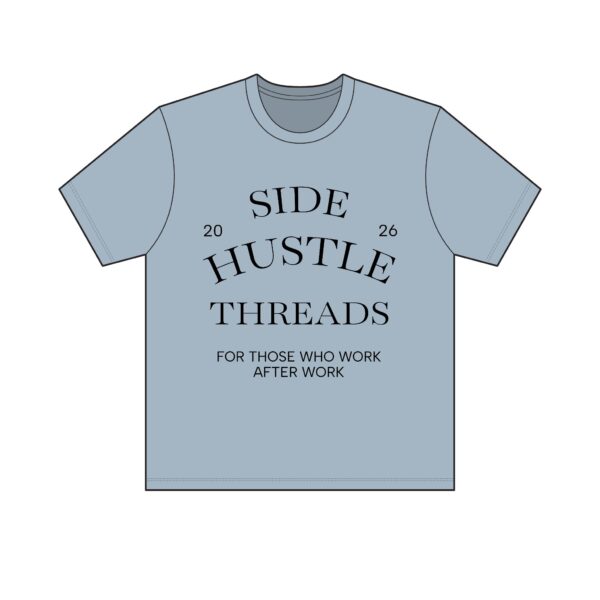 Side Hustle Threads Crew Tee – Light - Image 19