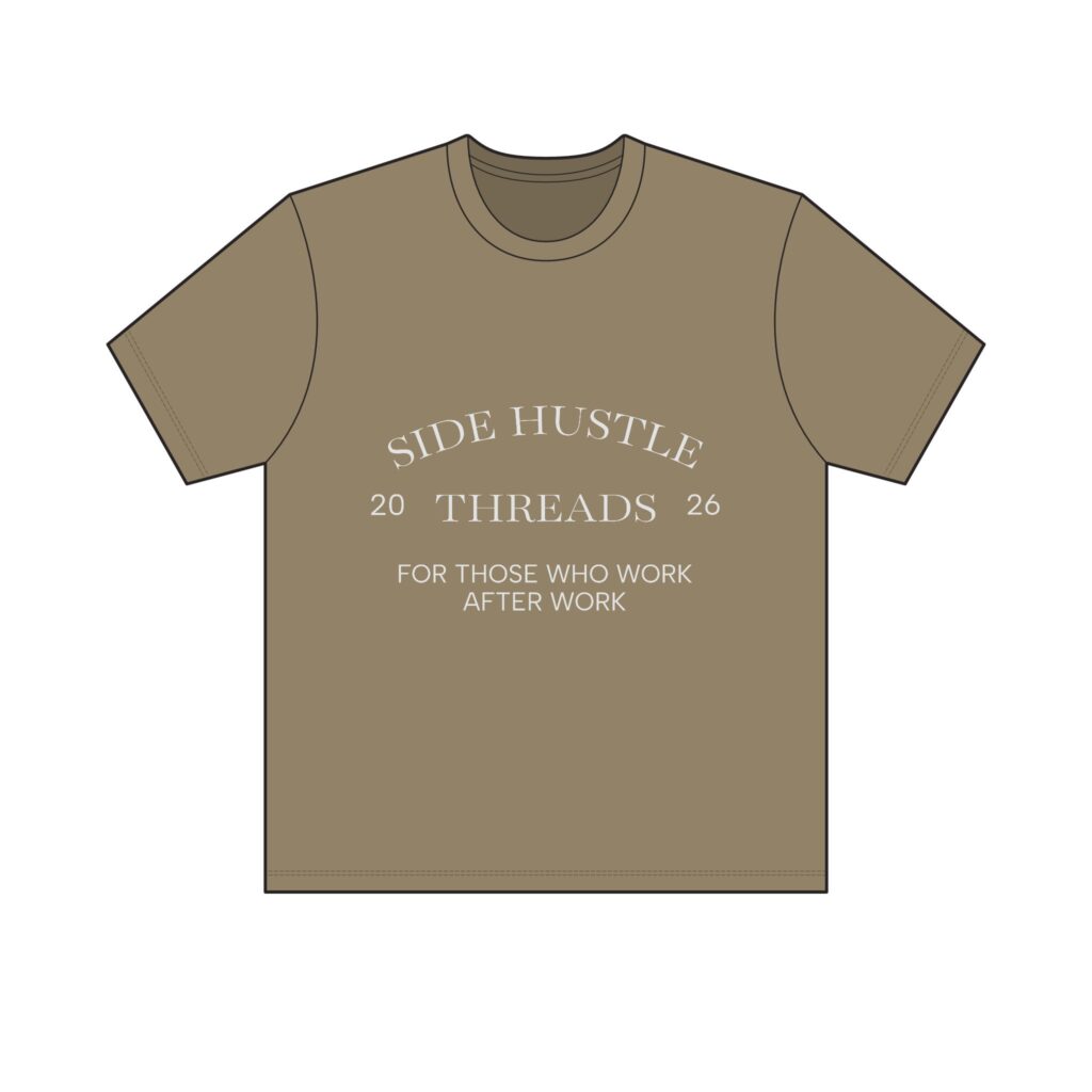 Side Hustle Threads Classic Crew Tee - Dark
