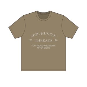 Side Hustle Threads Classic Crew Tee - Dark