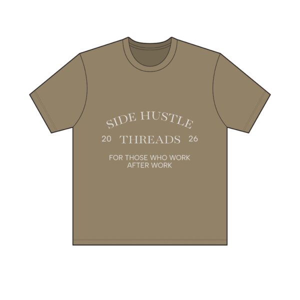 Side Hustle Threads Classic Crew Tee - Dark - Image 1