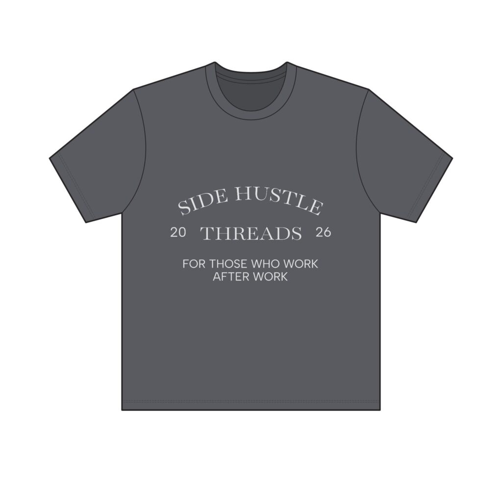 Side Hustle Threads Classic Crew Tee - Dark
