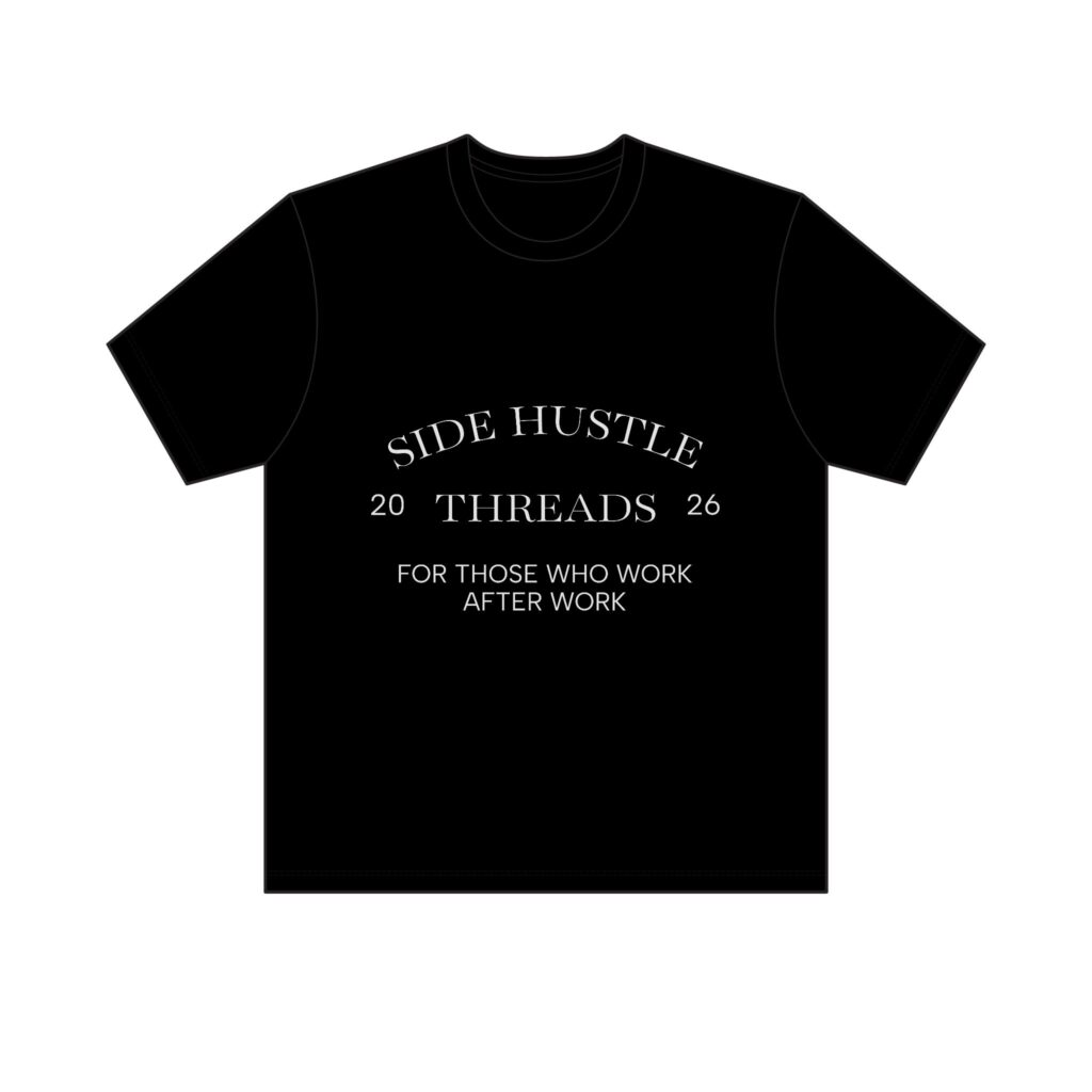 Side Hustle Threads Classic Crew Tee - Dark